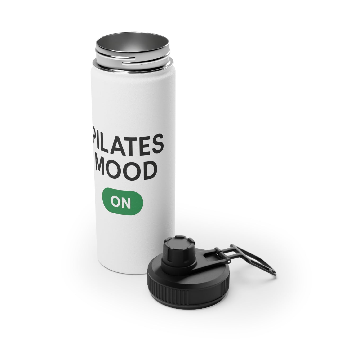 Borraccia Termica Originale "Pilates Mood ON" | Accessorio Pilates Reformer & Contrology (Unisex)