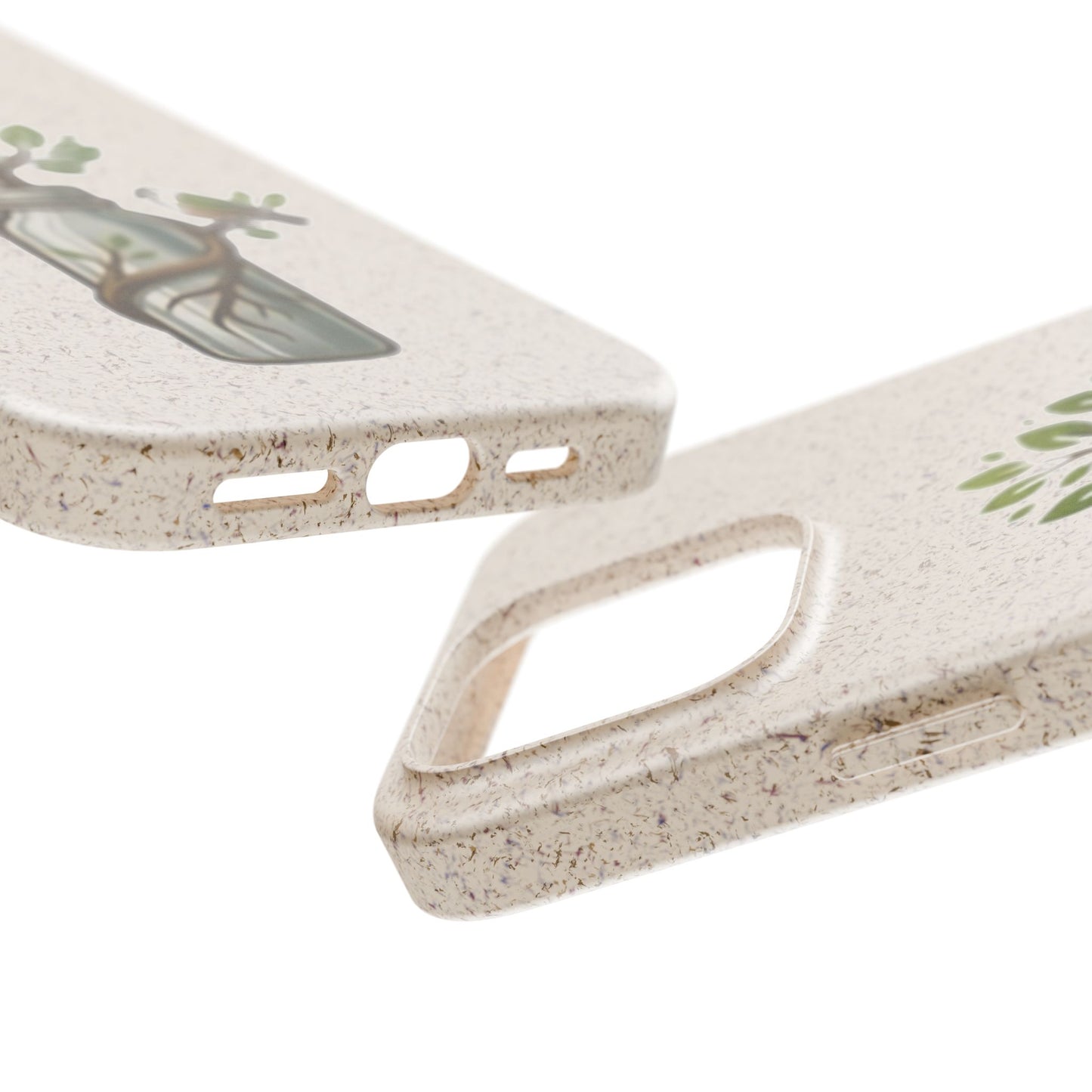 Cover Bio Originale "Rinascita Naturale" - Custodia MagSafe in Bambù & PLA