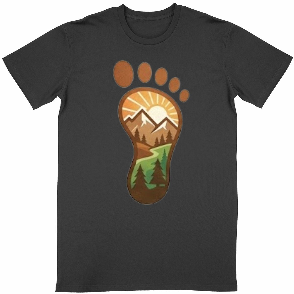 tshirt piede - fronte_nero