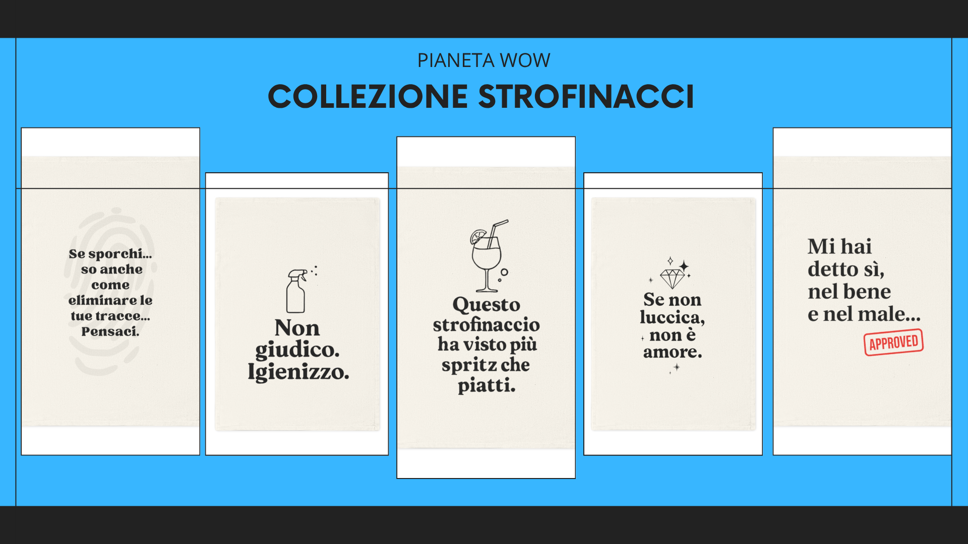 Strofinacci da cucina con frasi ironiche e grafiche divertenti. Idee regalo originali per amici, colleghi e famiglie. Perfetti per dare un tocco di umorismo alla casa e alla routine quotidiana. Stile unico per chi ama sorridere anche ai fornelli.
