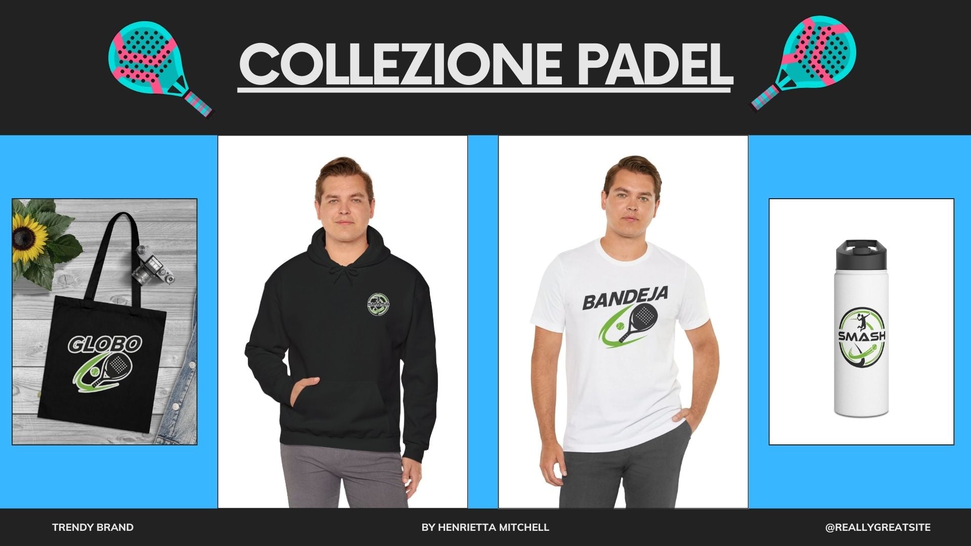 Collezione Padel: The Iconic Shots (Globo, Bandeja, Smash)