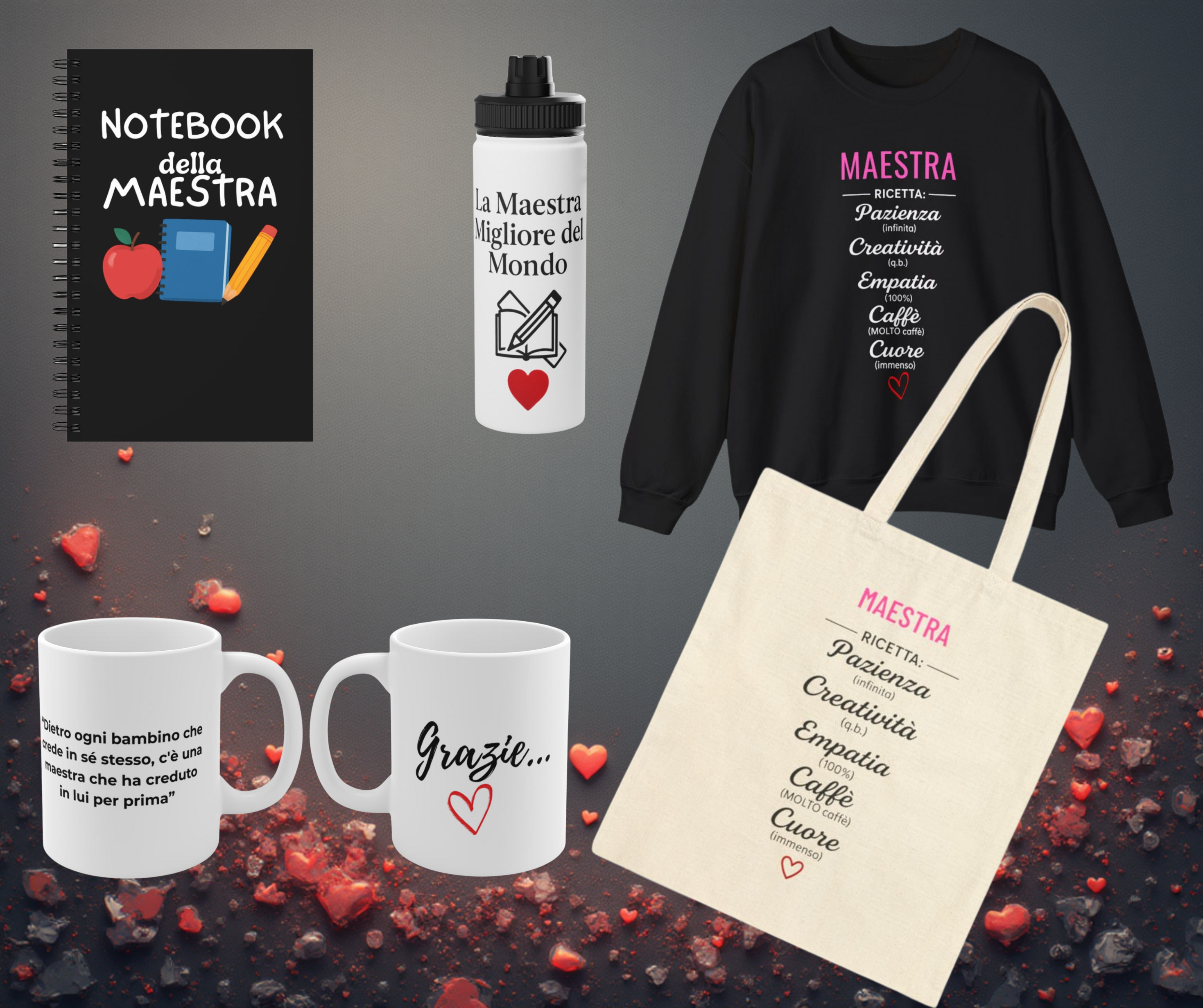 Regali Maestra Originali e Idee "Grazie"