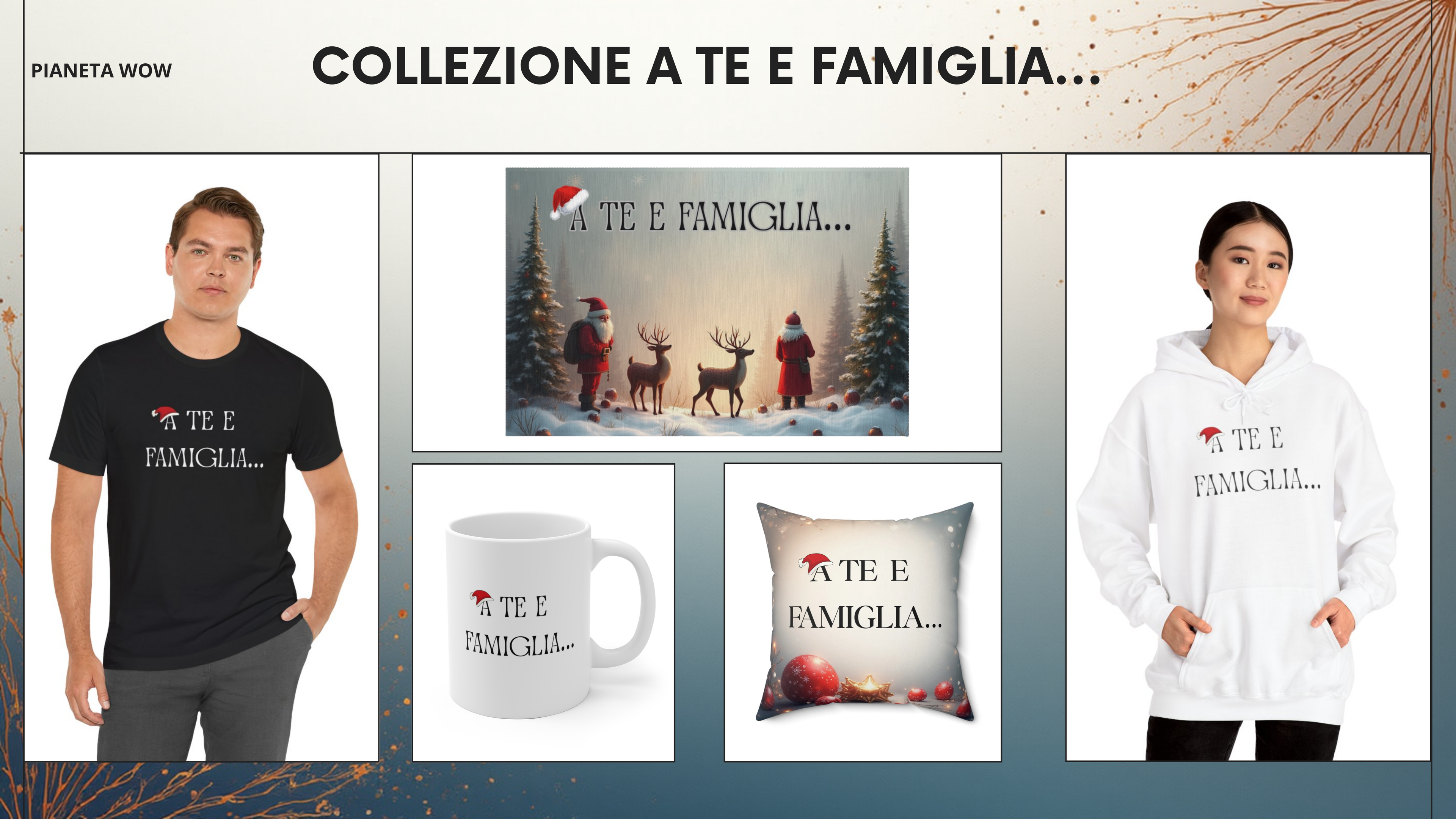 Collezione "A Te e Famiglia" | Regali di Natale Originali e Ironici