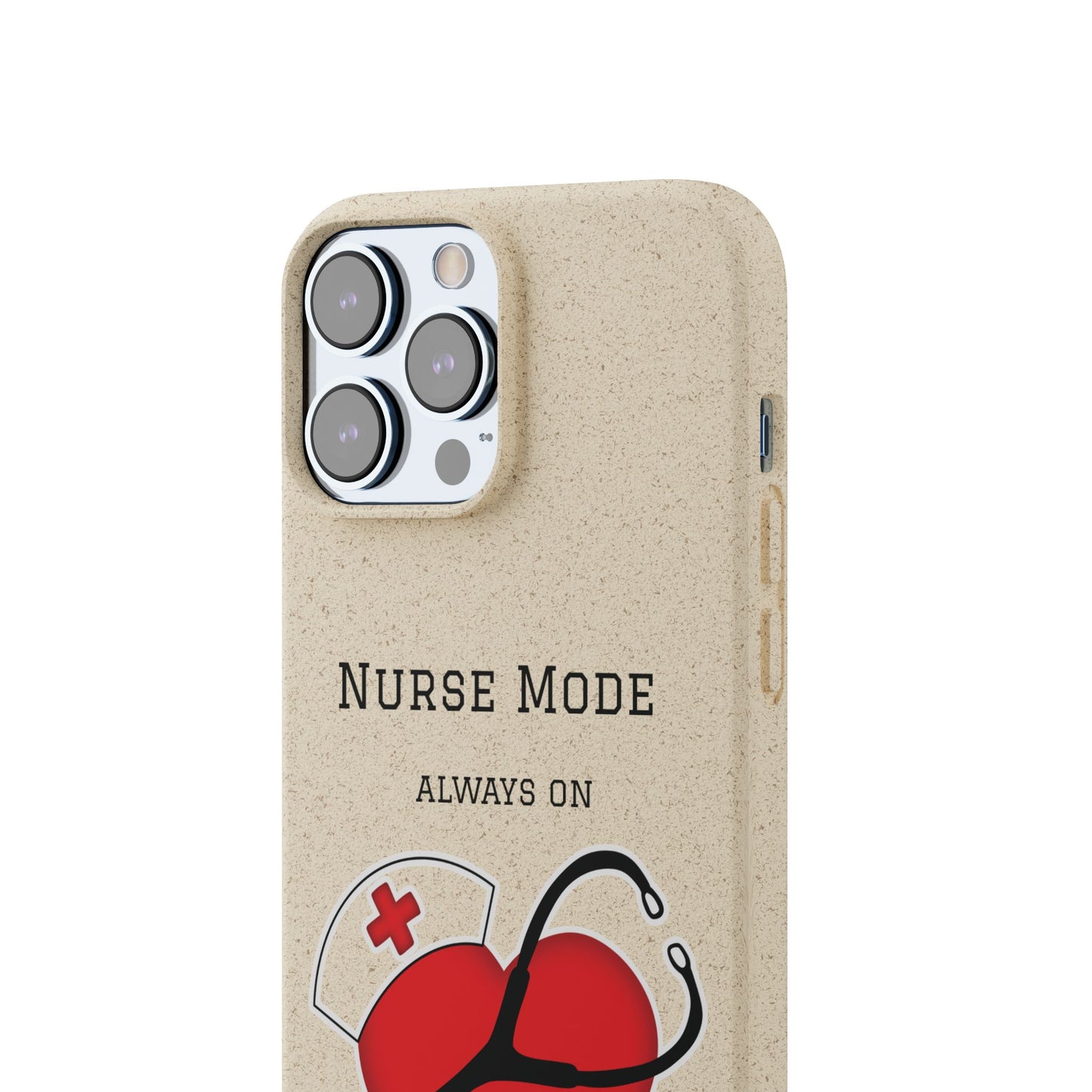 Cover Bio iPhone "Nurse Mode" (Always On) | Custodia Biodegradabile Infermiera & Dottoressa