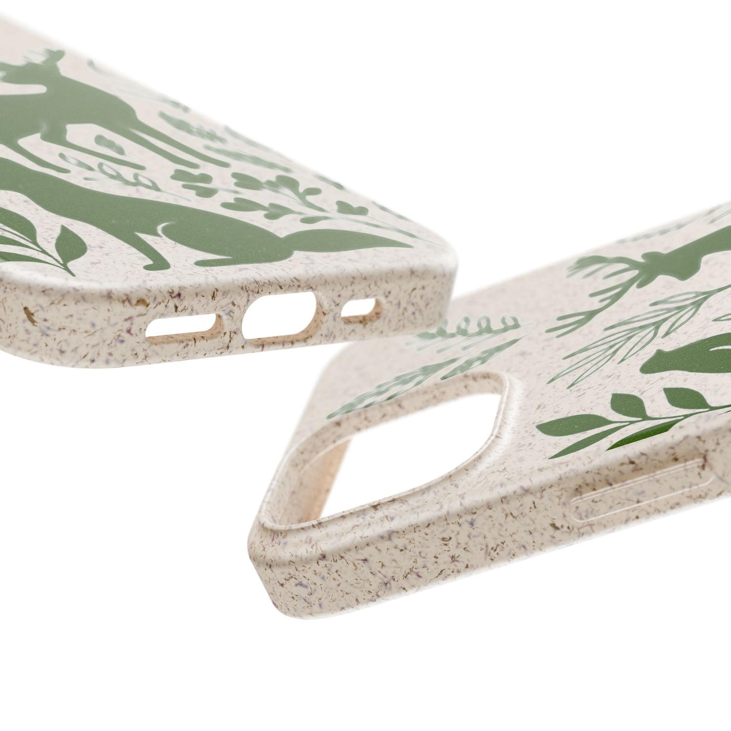 Cover Bio Originale "Animali del Bosco" - Custodia Eco in Bambù & PLA