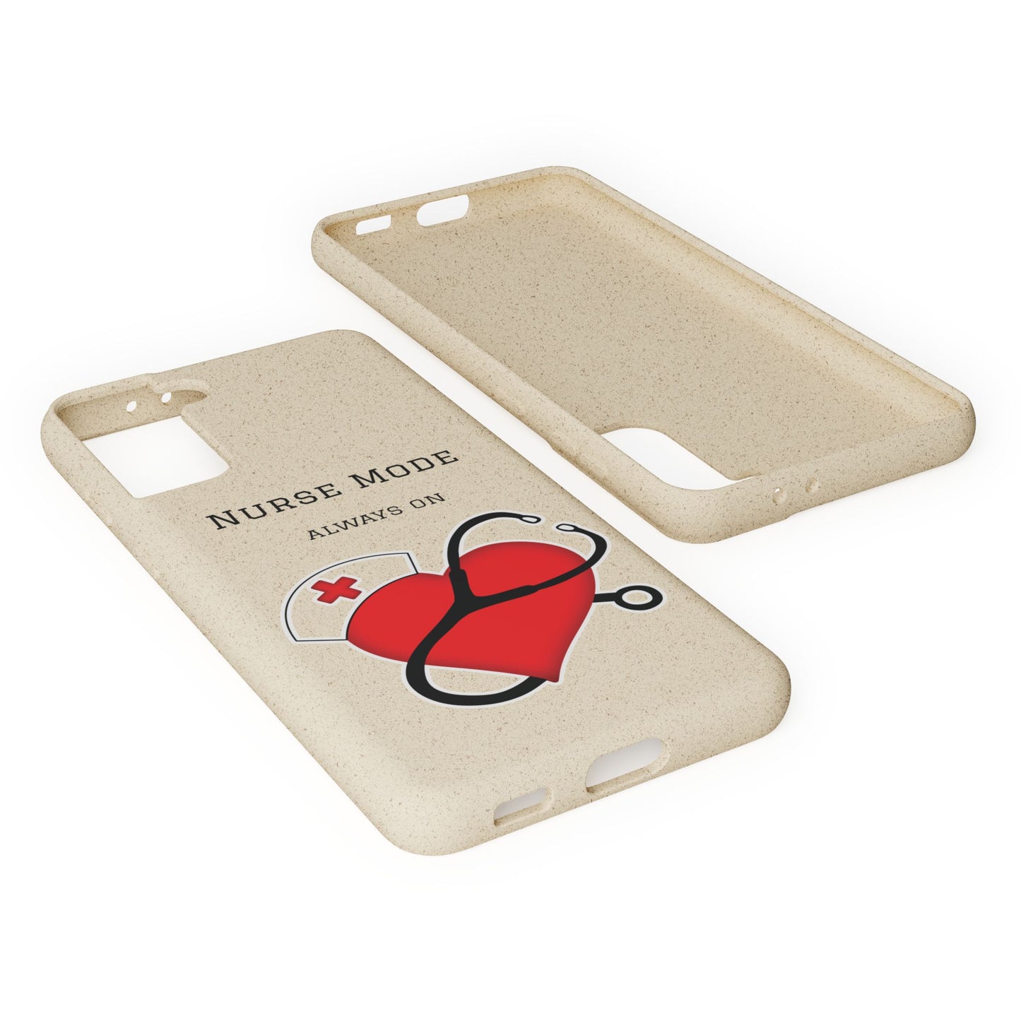 Cover Bio iPhone "Nurse Mode" (Always On) | Custodia Biodegradabile Infermiera & Dottoressa