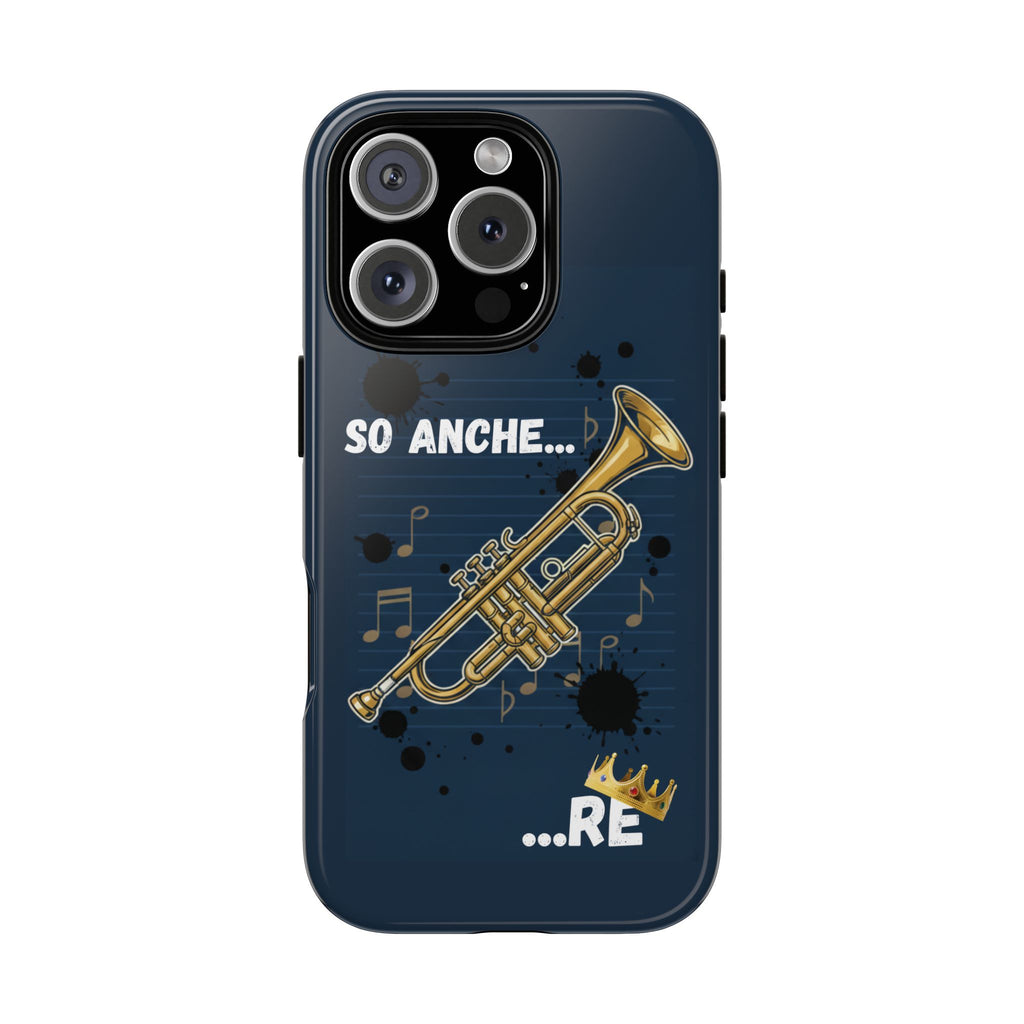 Cover Telefono rigida  Musicista Originale "So Anche... RE" Idea regalo musicisti ironici
