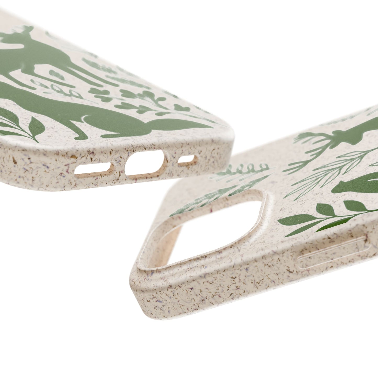 Cover Bio Originale "Animali del Bosco" - Custodia Eco in Bambù & PLA