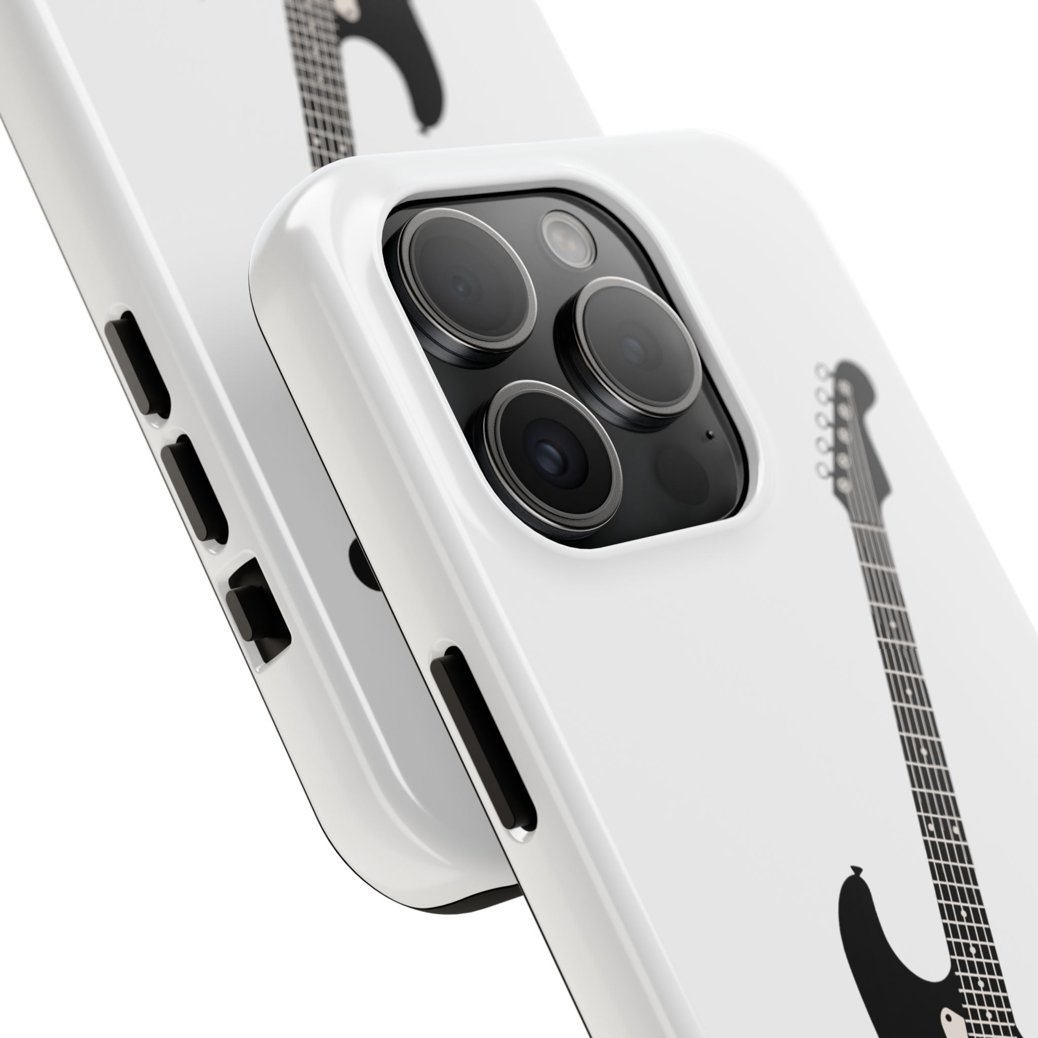 Custodia Tough con Chitarra Elettrica per iPhone Pro e Samsung Galaxy S24/S23