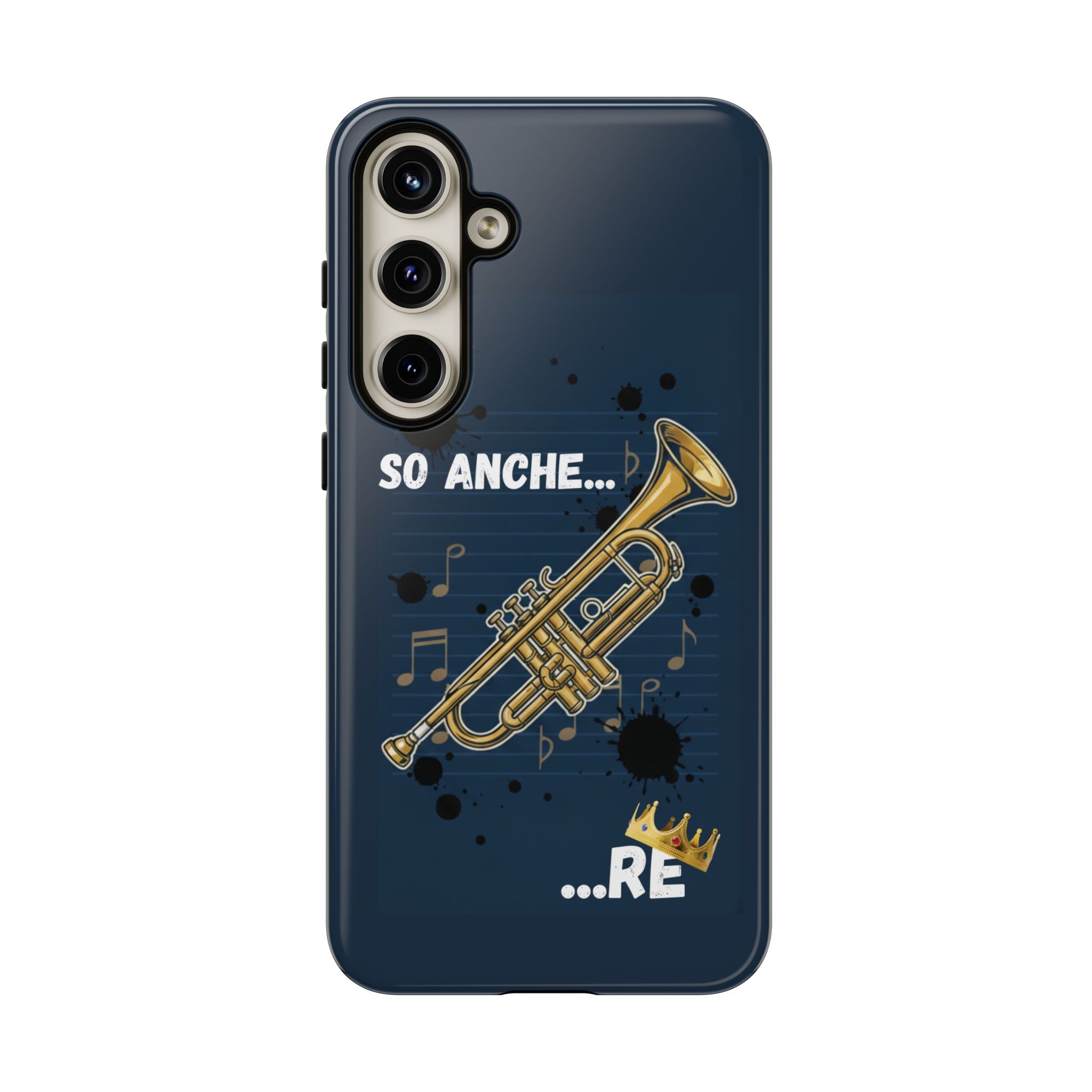 Cover Telefono rigida  Musicista Originale "So Anche... RE" Idea regalo musicisti ironici