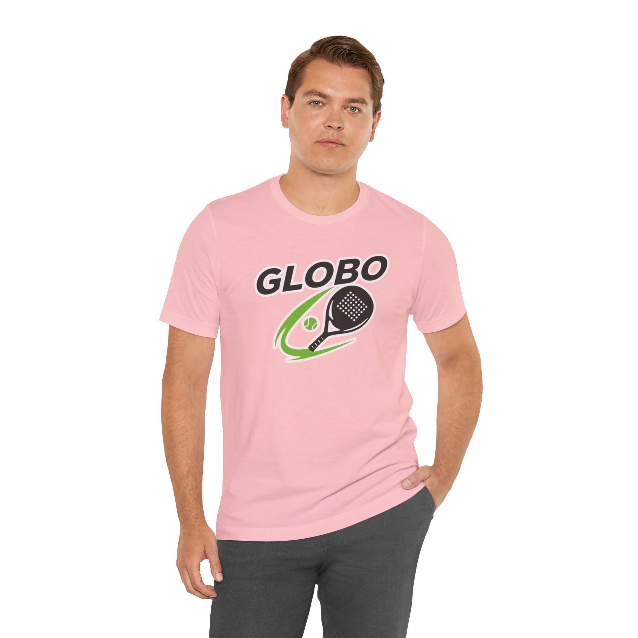 T-shirt Padel Originale Minimal "Globo" Satellite Logo