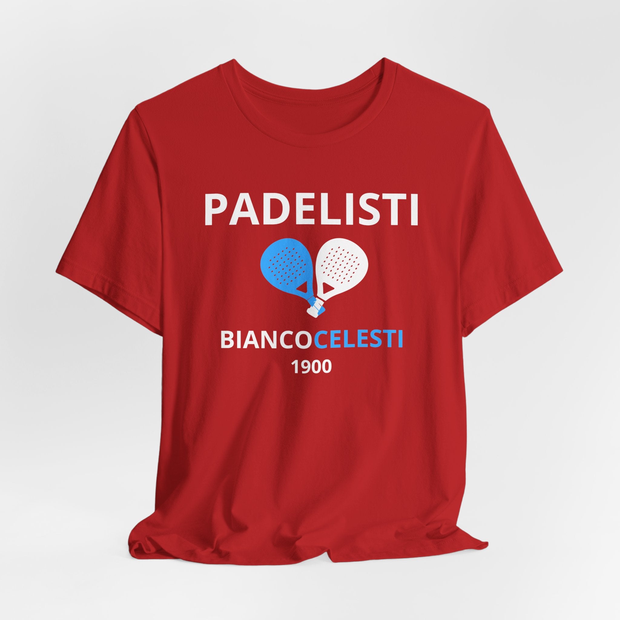 T-shirt Padel originale "Padelisti Biancocelesti" | Idea Regalo tifoso