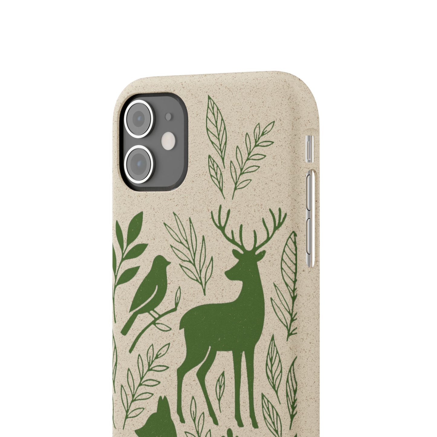 Cover Bio Originale "Animali del Bosco" - Custodia Eco in Bambù & PLA