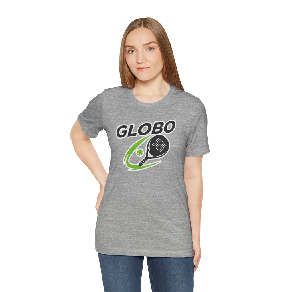 T-shirt Padel Originale Minimal "Globo" Satellite Logo