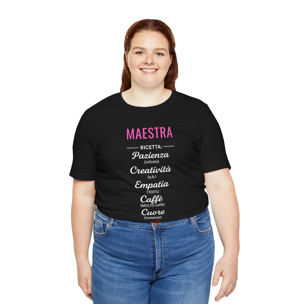 T-shirt Maestra Originale "La Ricetta"