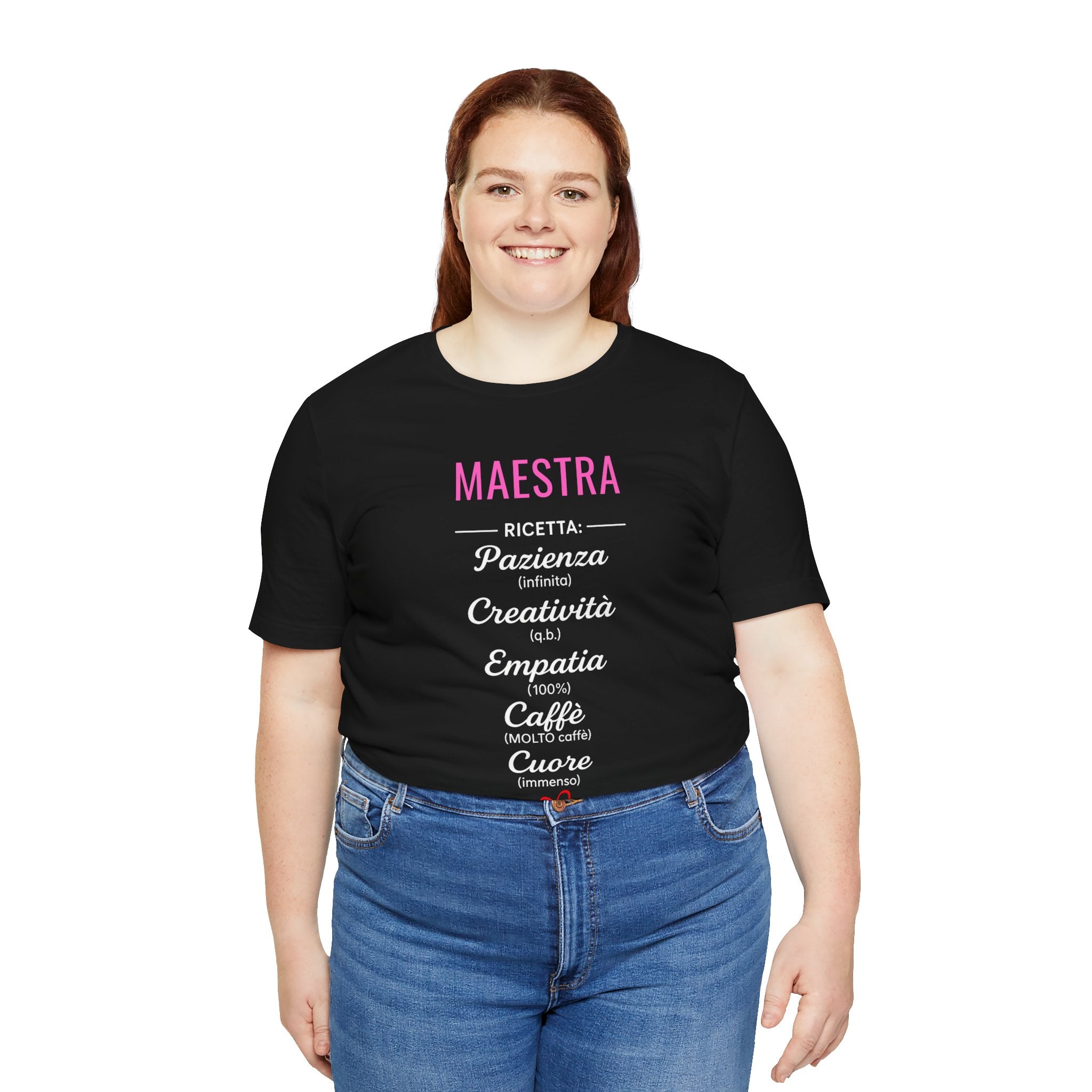 T-shirt Maestra Originale "La Ricetta"