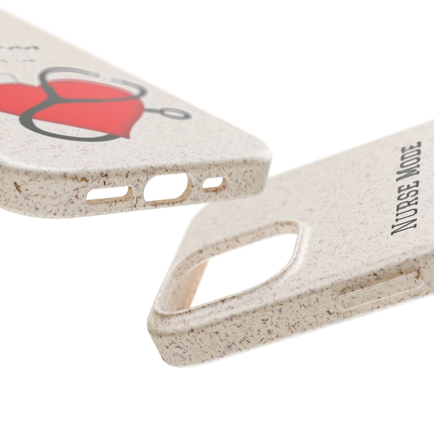 Cover Bio iPhone "Nurse Mode" (Always On) | Custodia Biodegradabile Infermiera & Dottoressa