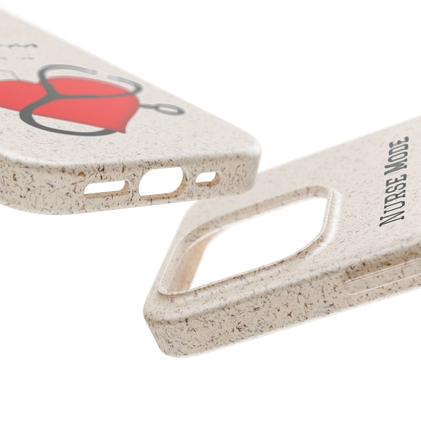 Cover Bio iPhone "Nurse Mode" (Always On) | Custodia Biodegradabile Infermiera & Dottoressa