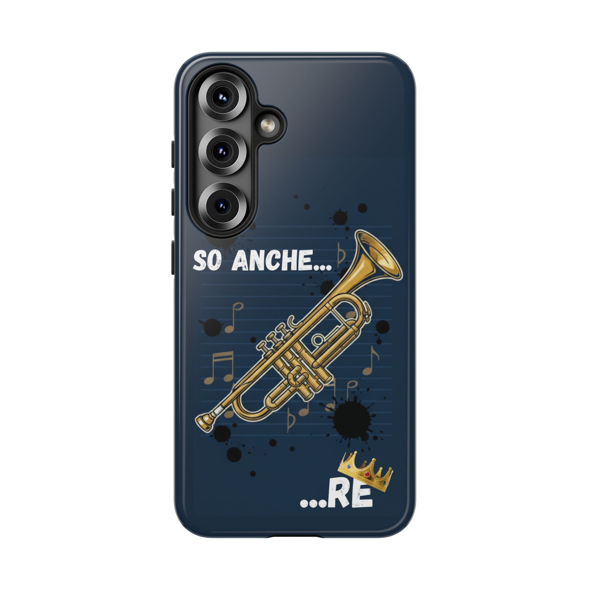 Cover Telefono rigida  Musicista Originale "So Anche... RE" Idea regalo musicisti ironici