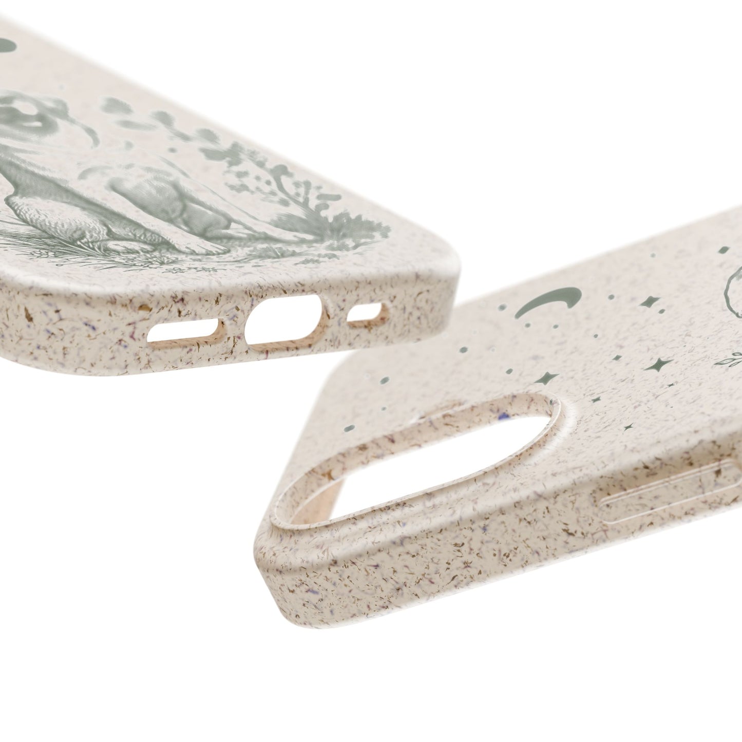 Cover iPhone Biodegradabile Labrador  – Custodia Eco in Fibra di Bambù