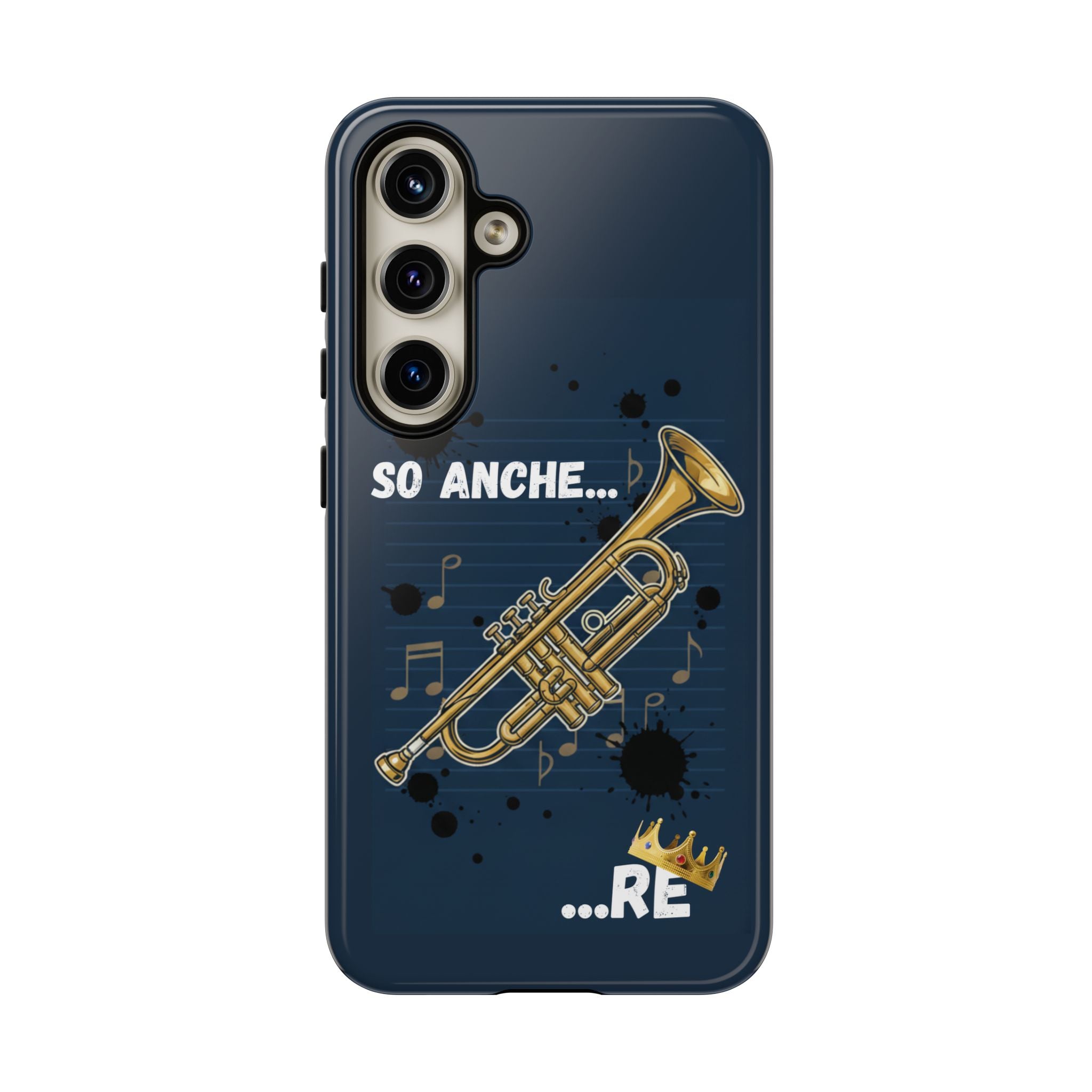 Cover Telefono rigida  Musicista Originale "So Anche... RE" Idea regalo musicisti ironici