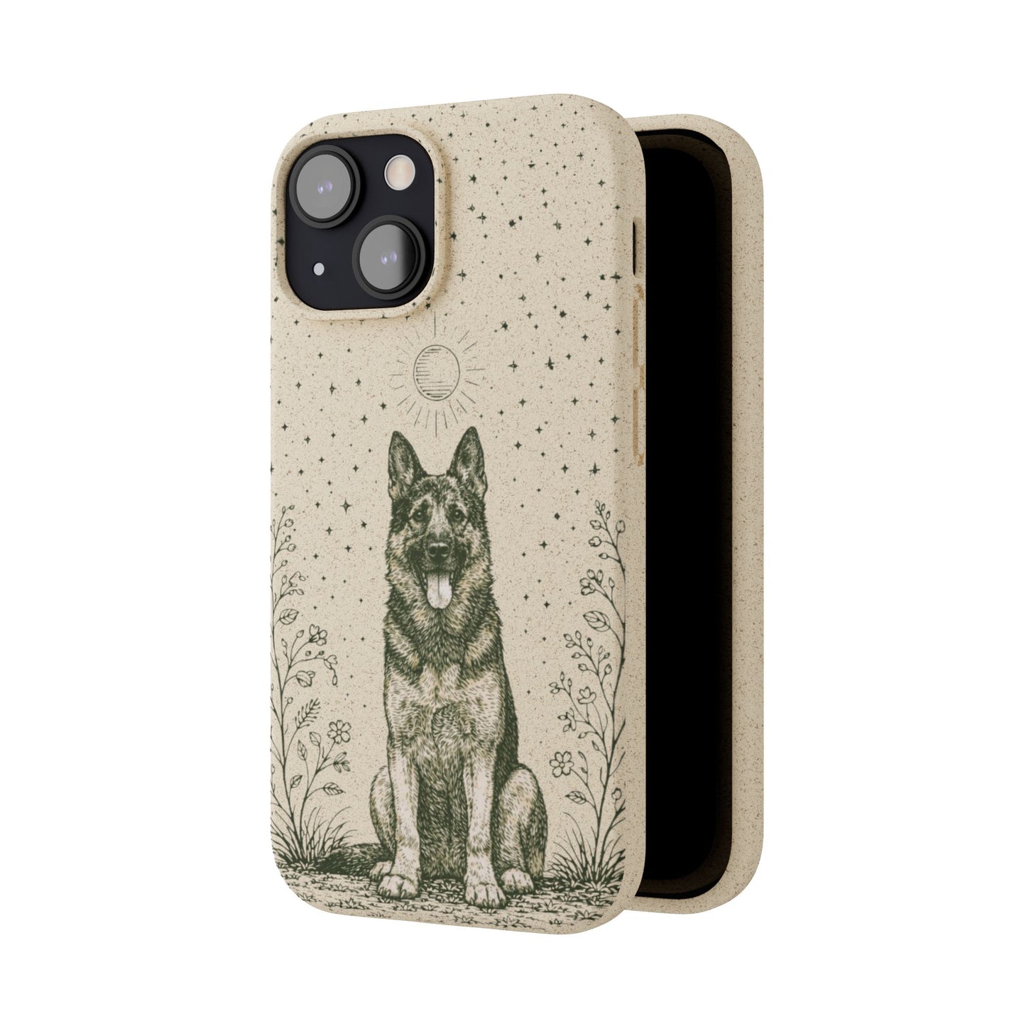 Cover iphone Biodegradabile Originale Pastore Tedesco