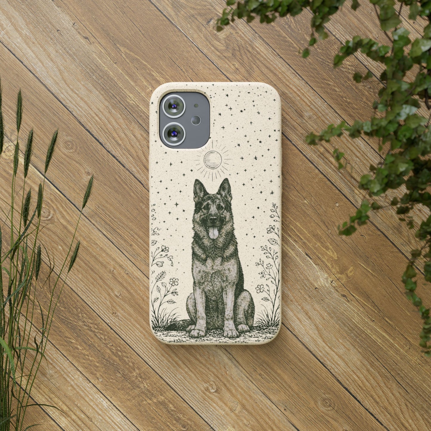 Cover iphone Biodegradabile Originale Pastore Tedesco