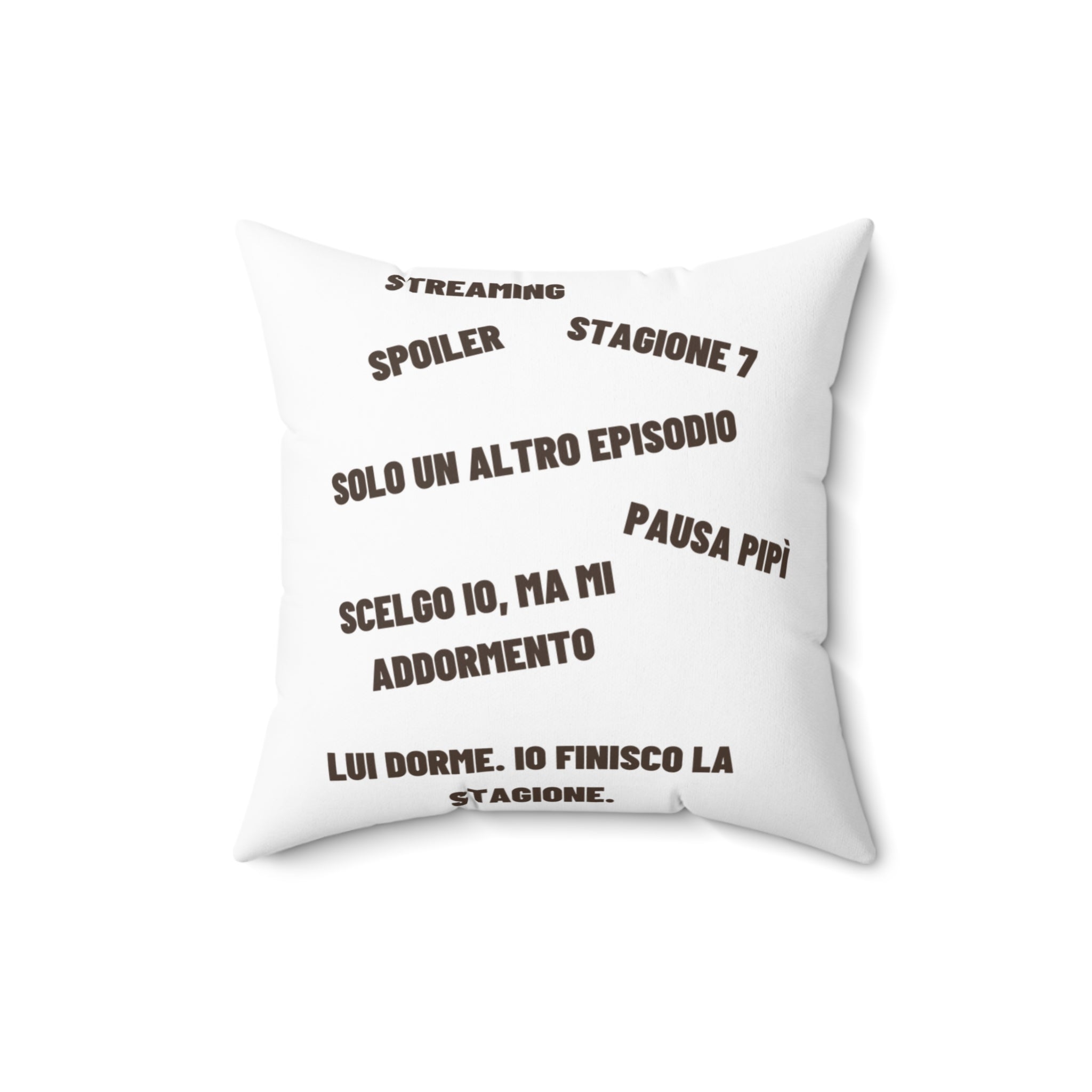 Regalo Originale cuscino,  Serie TV, Cuscino Divertente con Frase, Arredo Divano, Idea Regalo Netflix Lover, Cuscino Ironico, Binge Watching