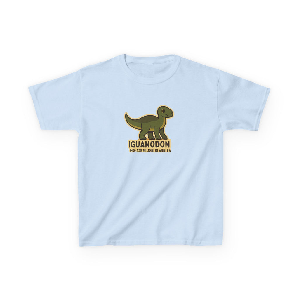 T-shirt Bambino Originale "Dino Iguanodon" | Maglietta Cotone Morbido