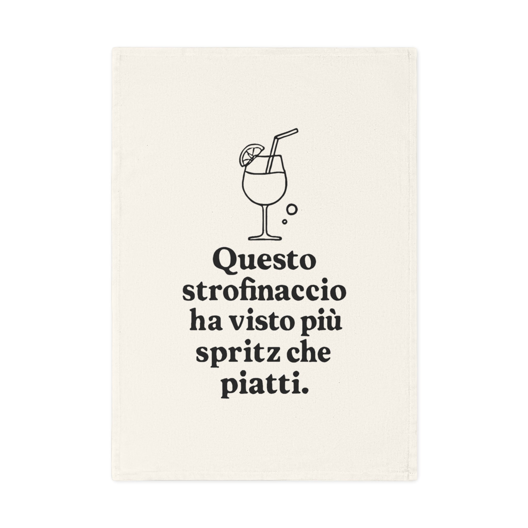 Strofinaccio Originale Aperitivo "Più Spritz che Piatti"