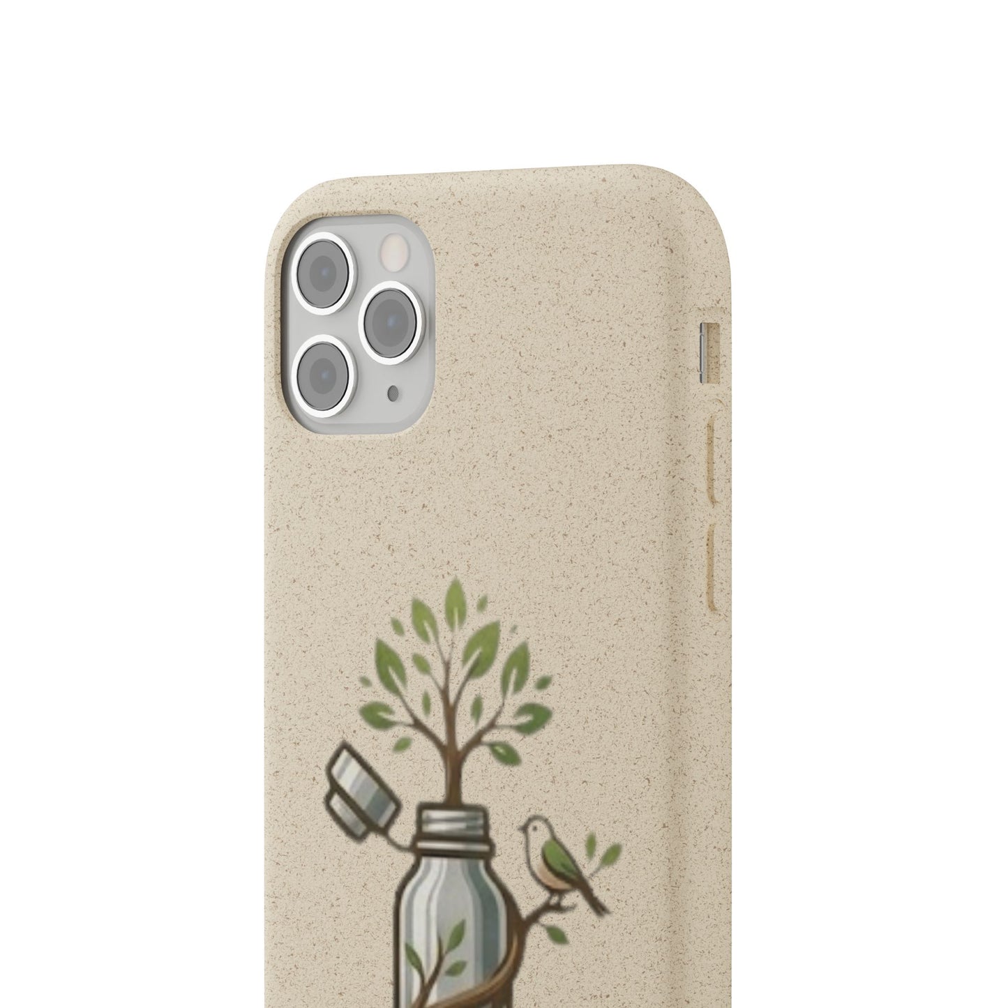 Cover Bio Originale "Rinascita Naturale" - Custodia MagSafe in Bambù & PLA