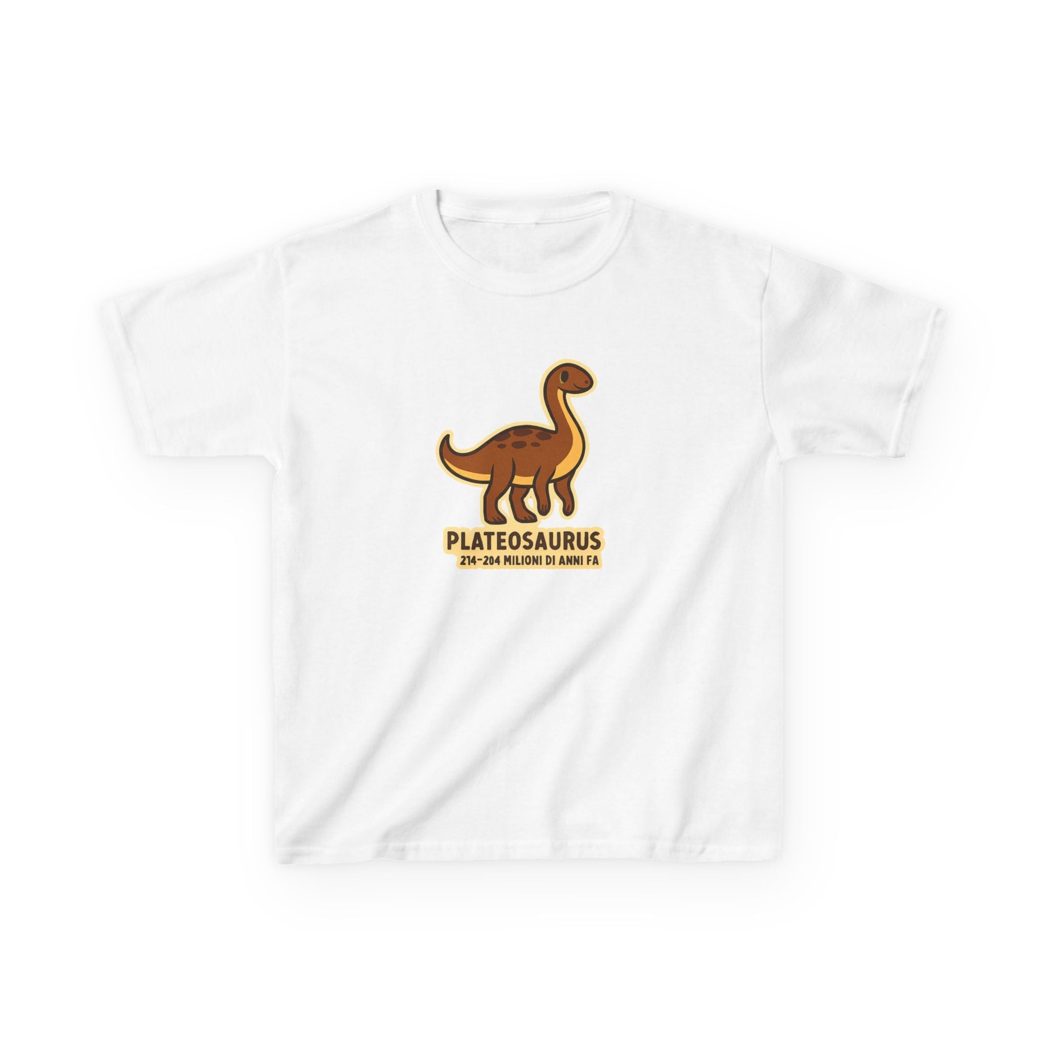 T-shirt Bambino Originale "Dino Plateosaurus" | Maglietta Cotone Morbido