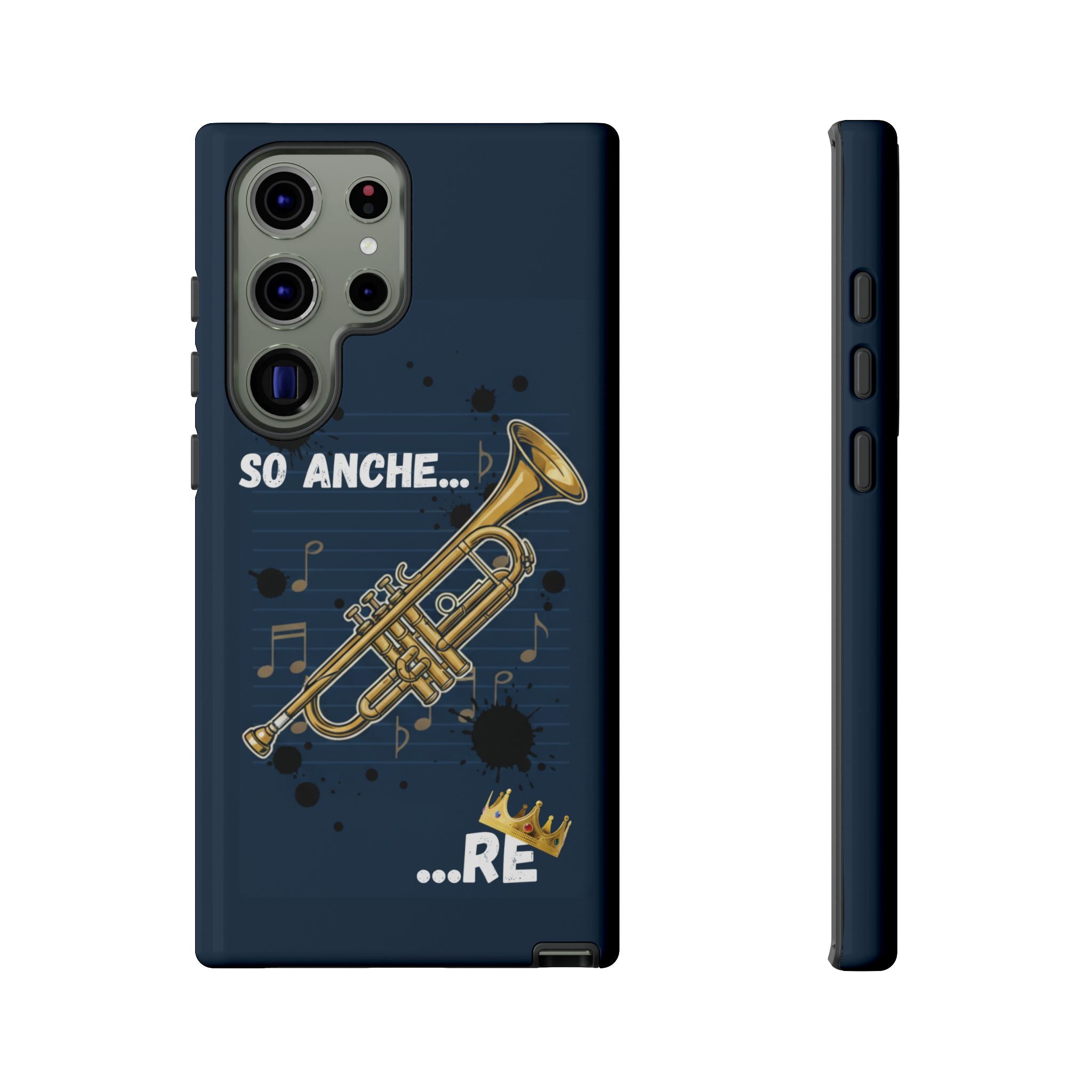 Cover Telefono rigida  Musicista Originale "So Anche... RE" Idea regalo musicisti ironici