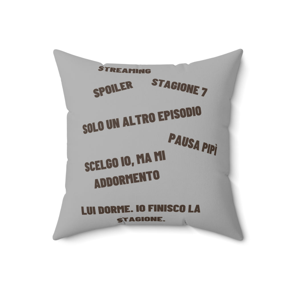 Regalo Originale cuscino,  Serie TV, Cuscino Divertente con Frase,Arredo Divano, Idea Regalo Netflix Lover, Cuscino Ironico, Binge Watching