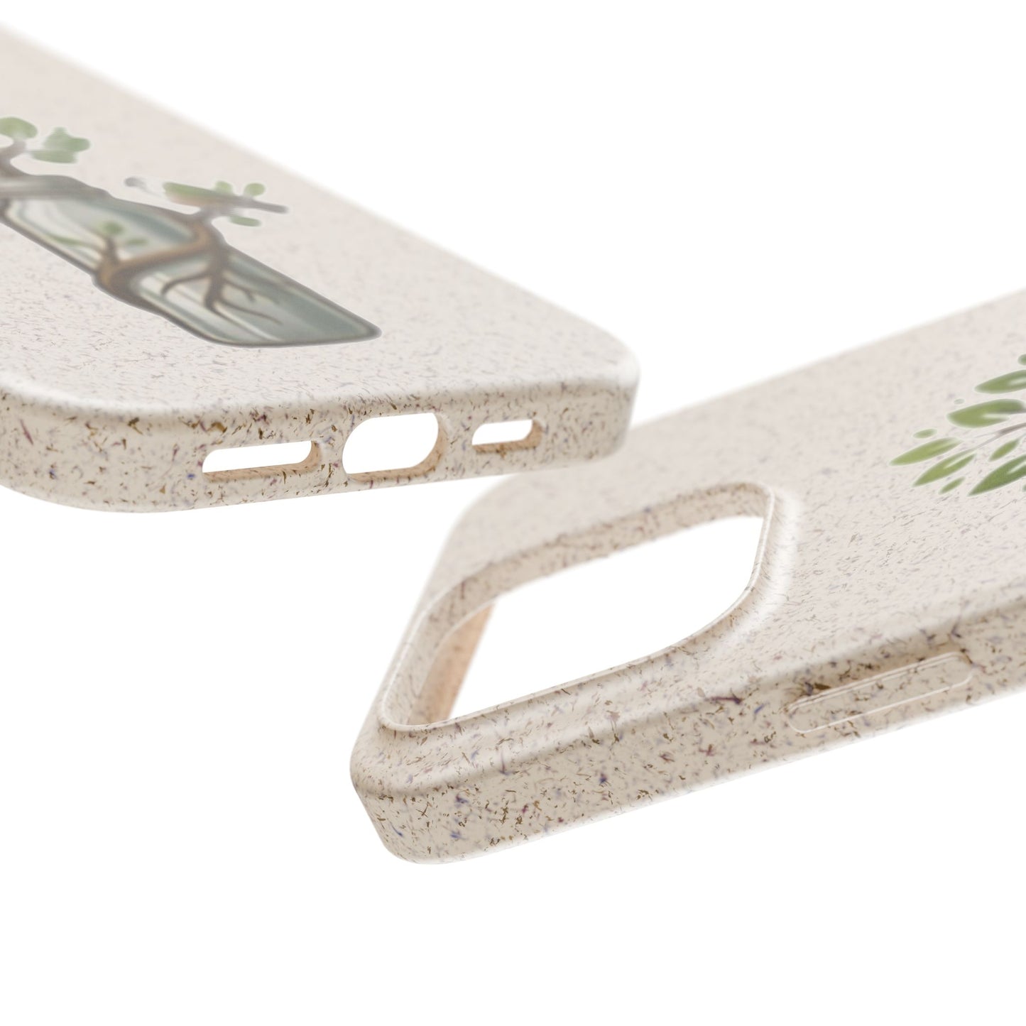 Cover Bio Originale "Rinascita Naturale" - Custodia MagSafe in Bambù & PLA