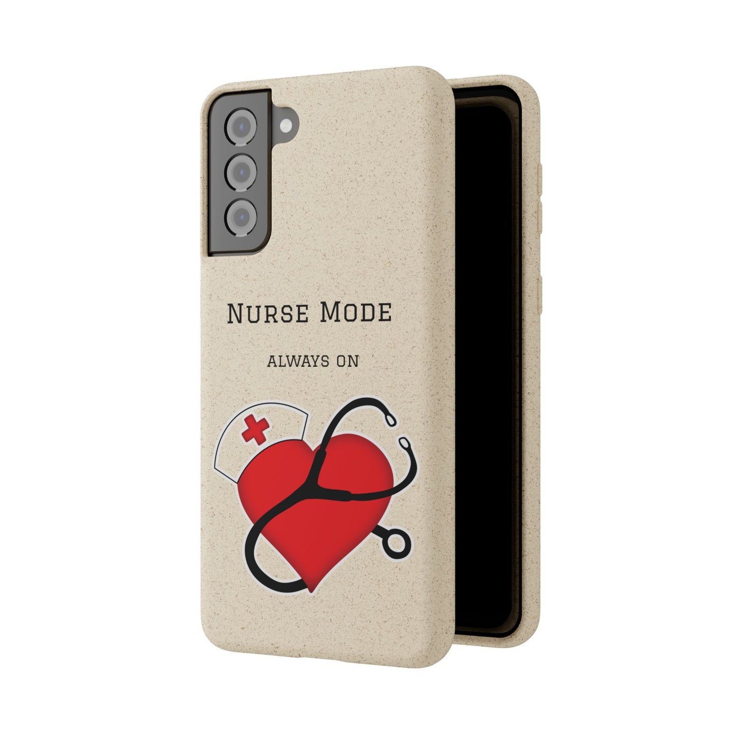Cover Bio iPhone "Nurse Mode" (Always On) | Custodia Biodegradabile Infermiera & Dottoressa