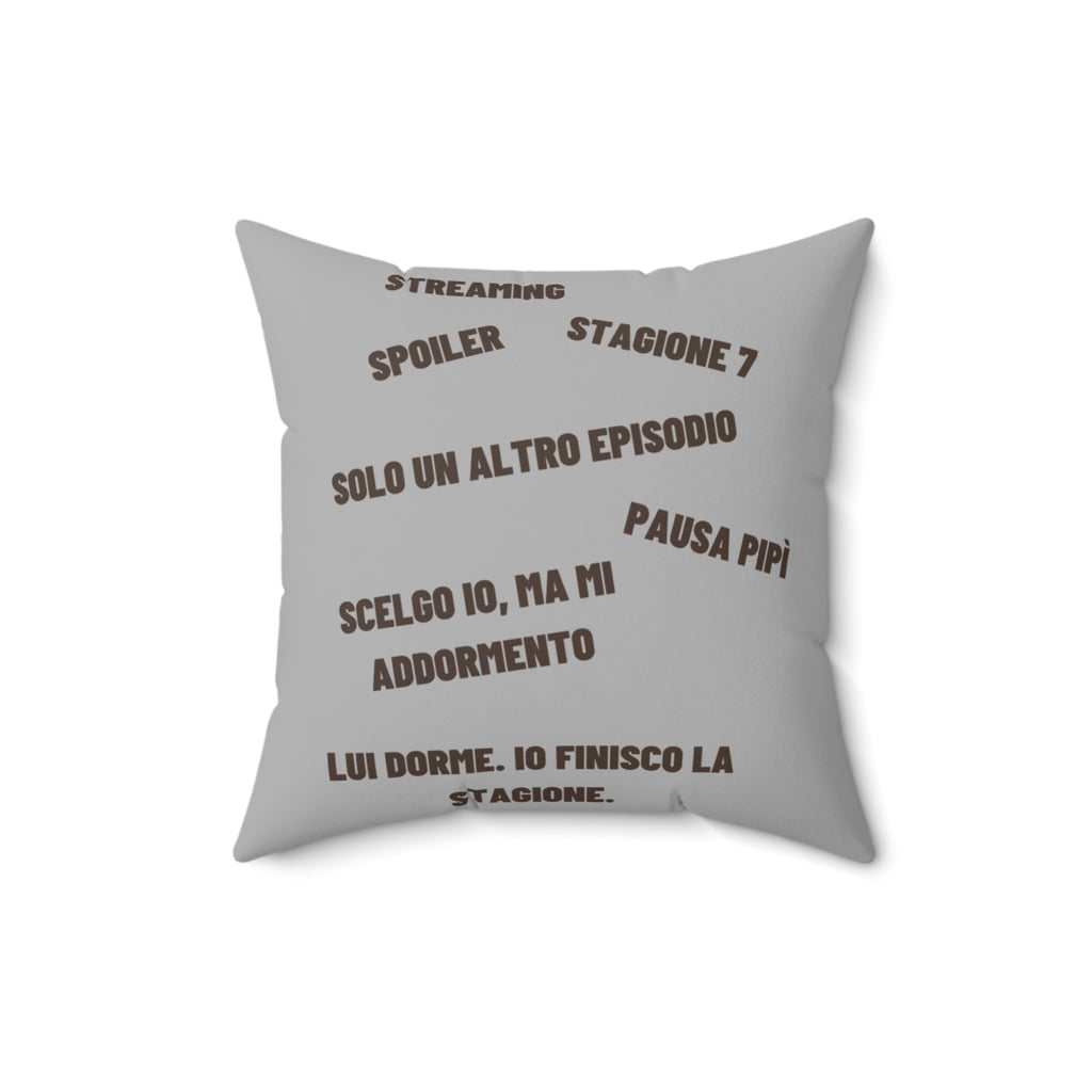 Regalo Originale cuscino,  Serie TV, Cuscino Divertente con Frase,Arredo Divano, Idea Regalo Netflix Lover, Cuscino Ironico, Binge Watching