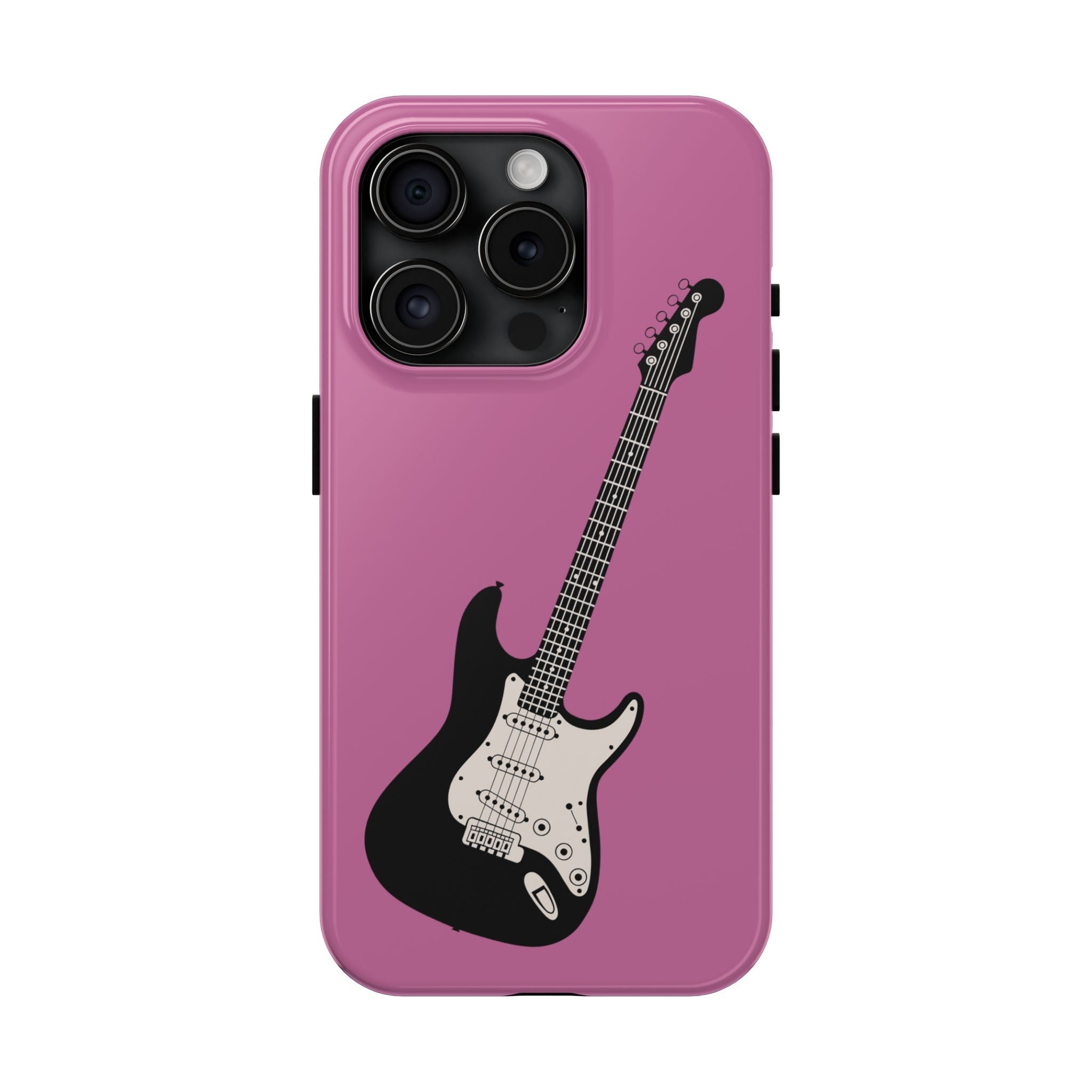 Cover Chitarra Rosa Rock Donna