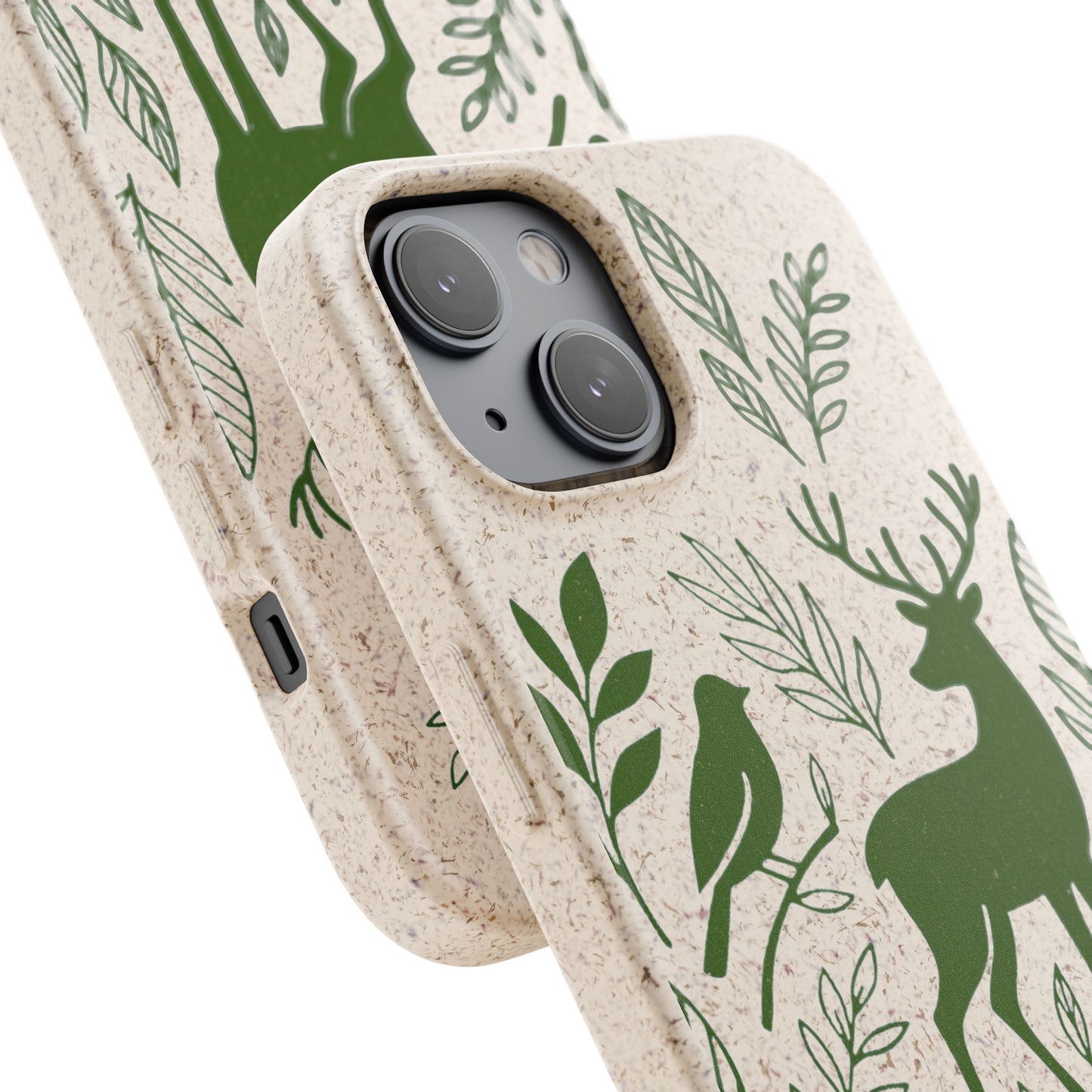 Cover Bio Originale "Animali del Bosco" - Custodia Eco in Bambù & PLA