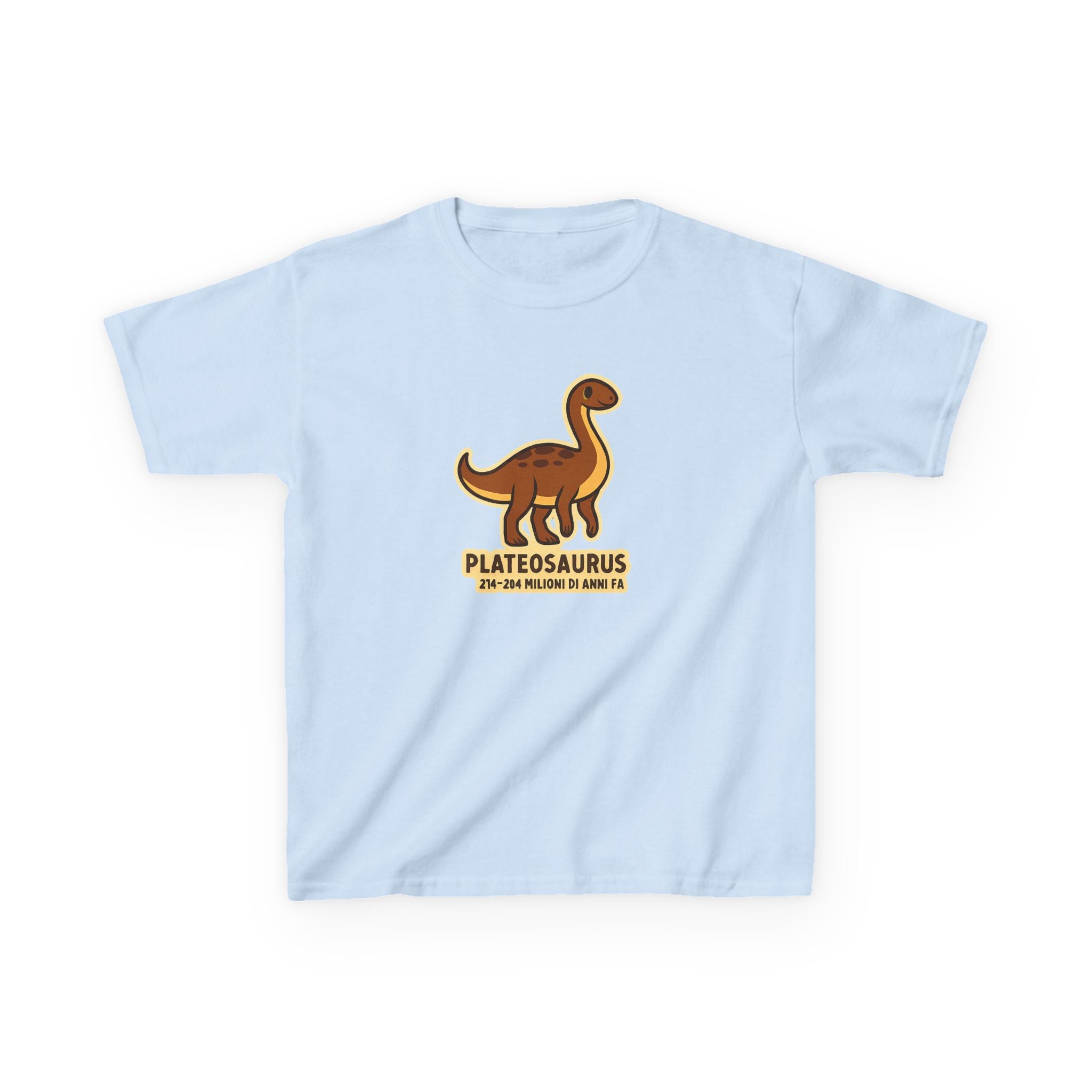T-shirt Bambino Originale "Dino Plateosaurus" | Maglietta Cotone Morbido