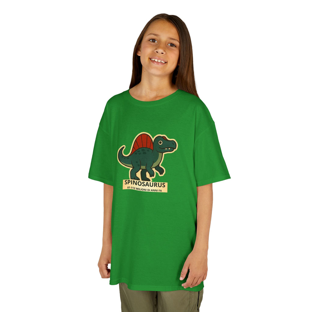 T-shirt Bambino Originale "Dino Spinosaurus" | Maglietta Cotone Morbido