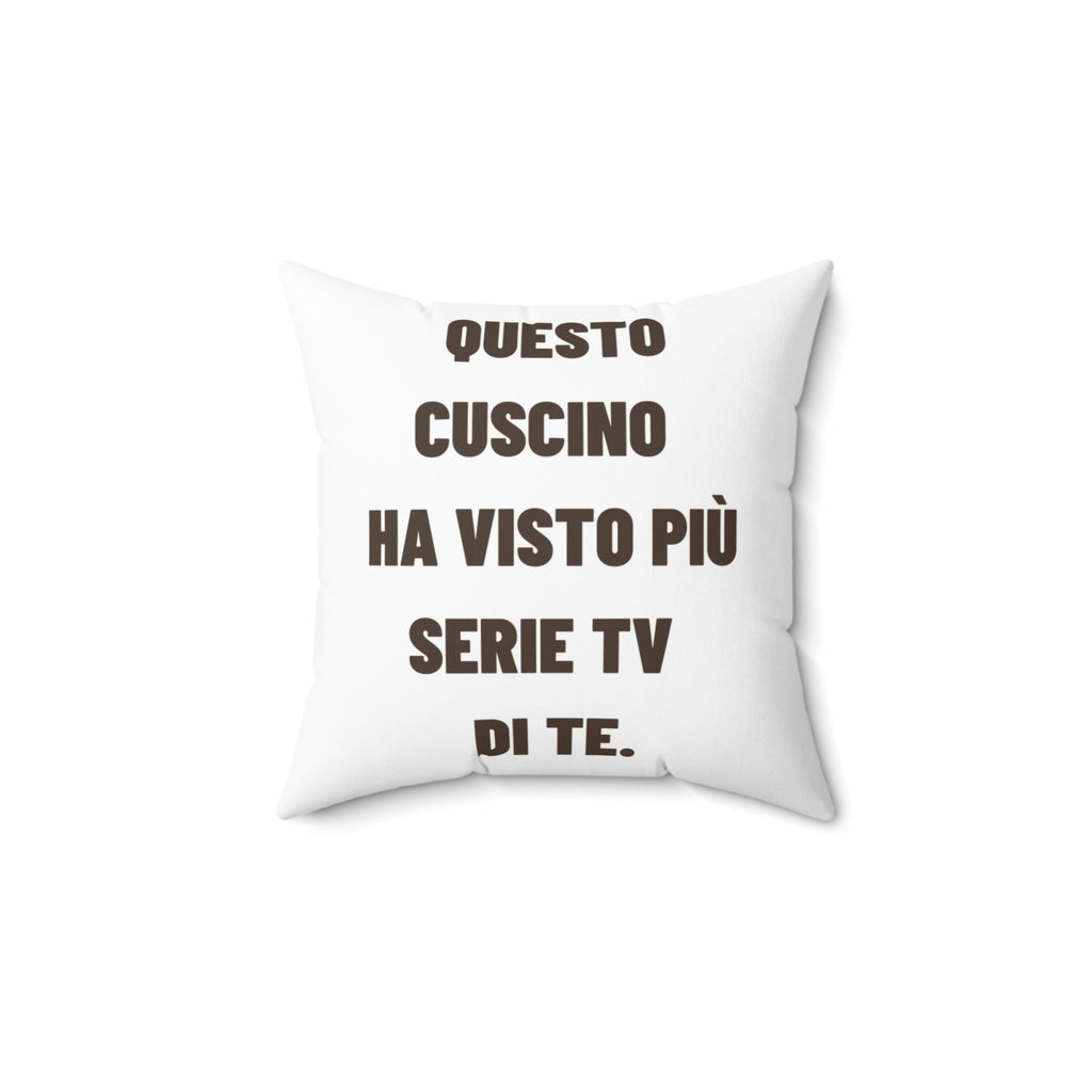 Regalo Originale cuscino,  Serie TV, Cuscino Divertente con Frase, Arredo Divano, Idea Regalo Netflix Lover, Cuscino Ironico, Binge Watching