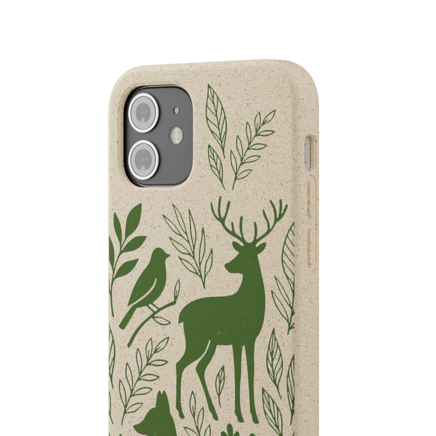 Cover Bio Originale "Animali del Bosco" - Custodia Eco in Bambù & PLA