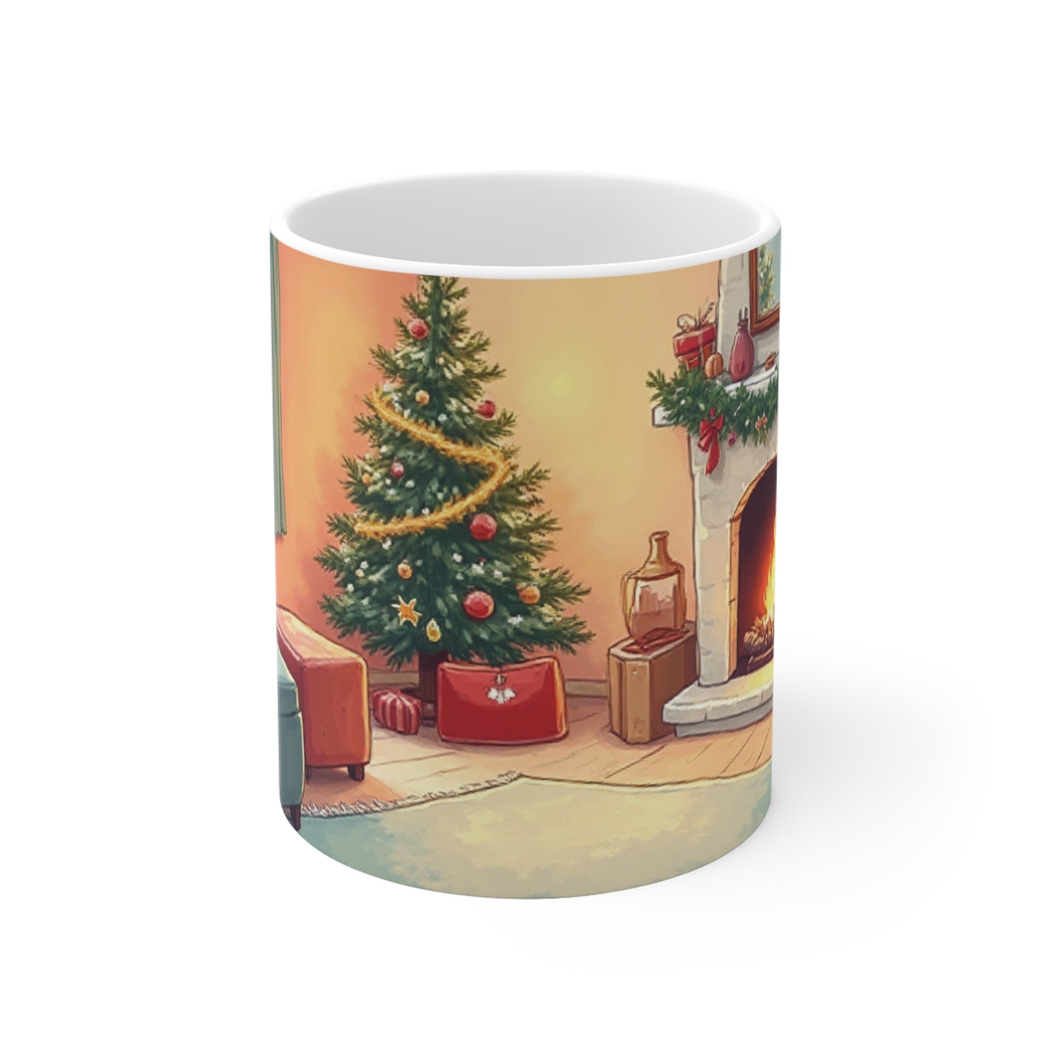 Tazza Natale Originale "Camino Acceso"