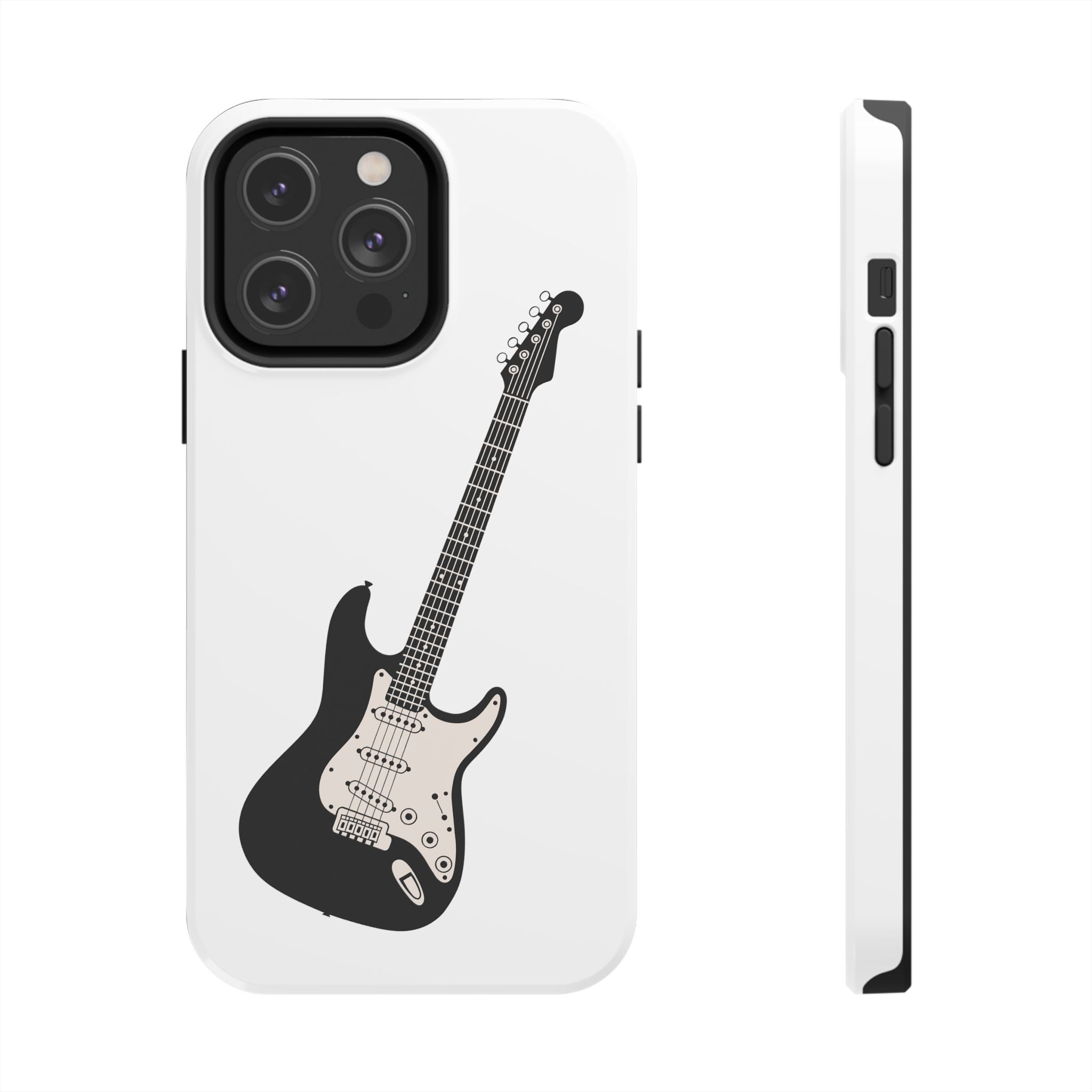 Custodia Tough con Chitarra Elettrica per iPhone Pro e Samsung Galaxy S24/S23