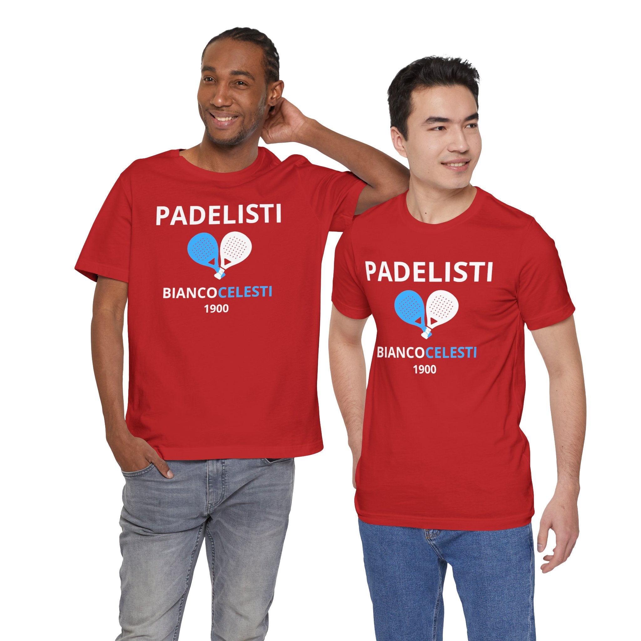 T-shirt Padel originale "Padelisti Biancocelesti" | Idea Regalo tifoso