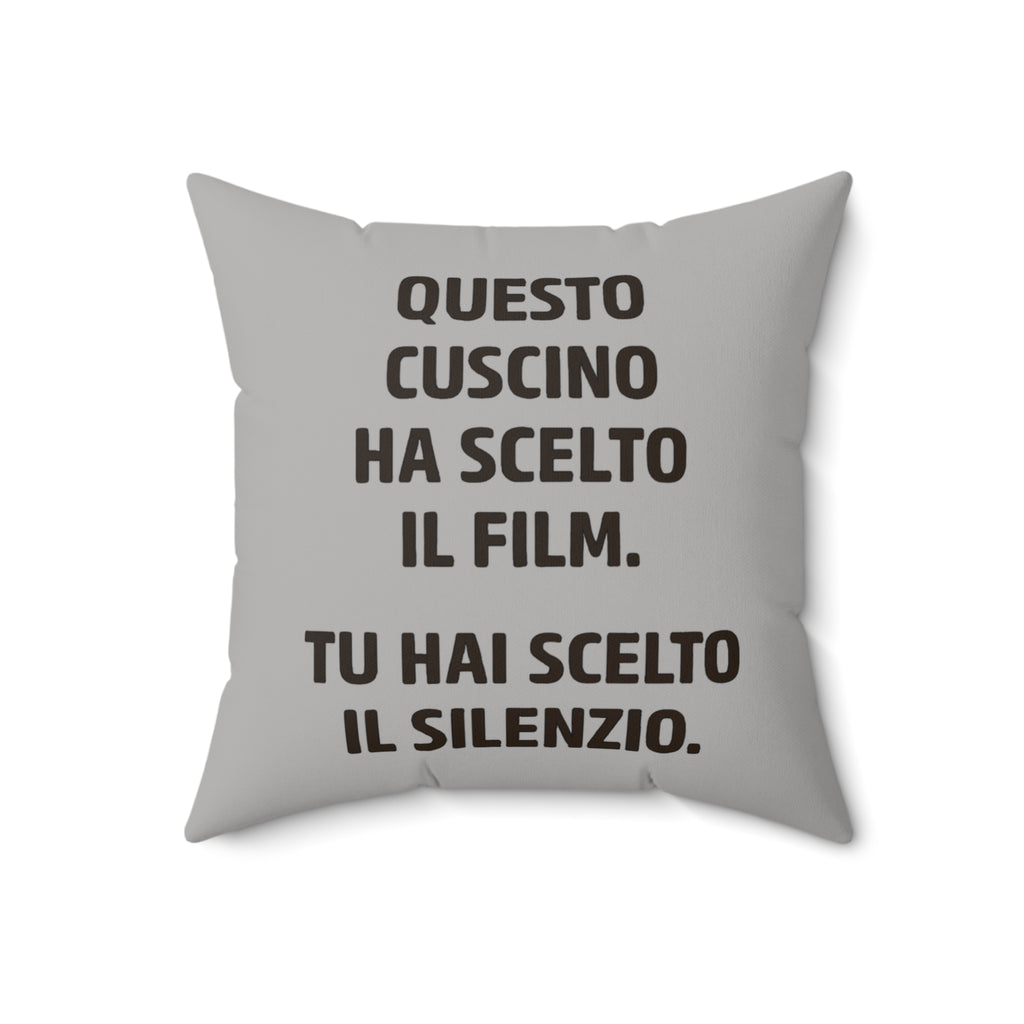 Cuscino Originale Divertente "Ha Nascosto il Telecomando"