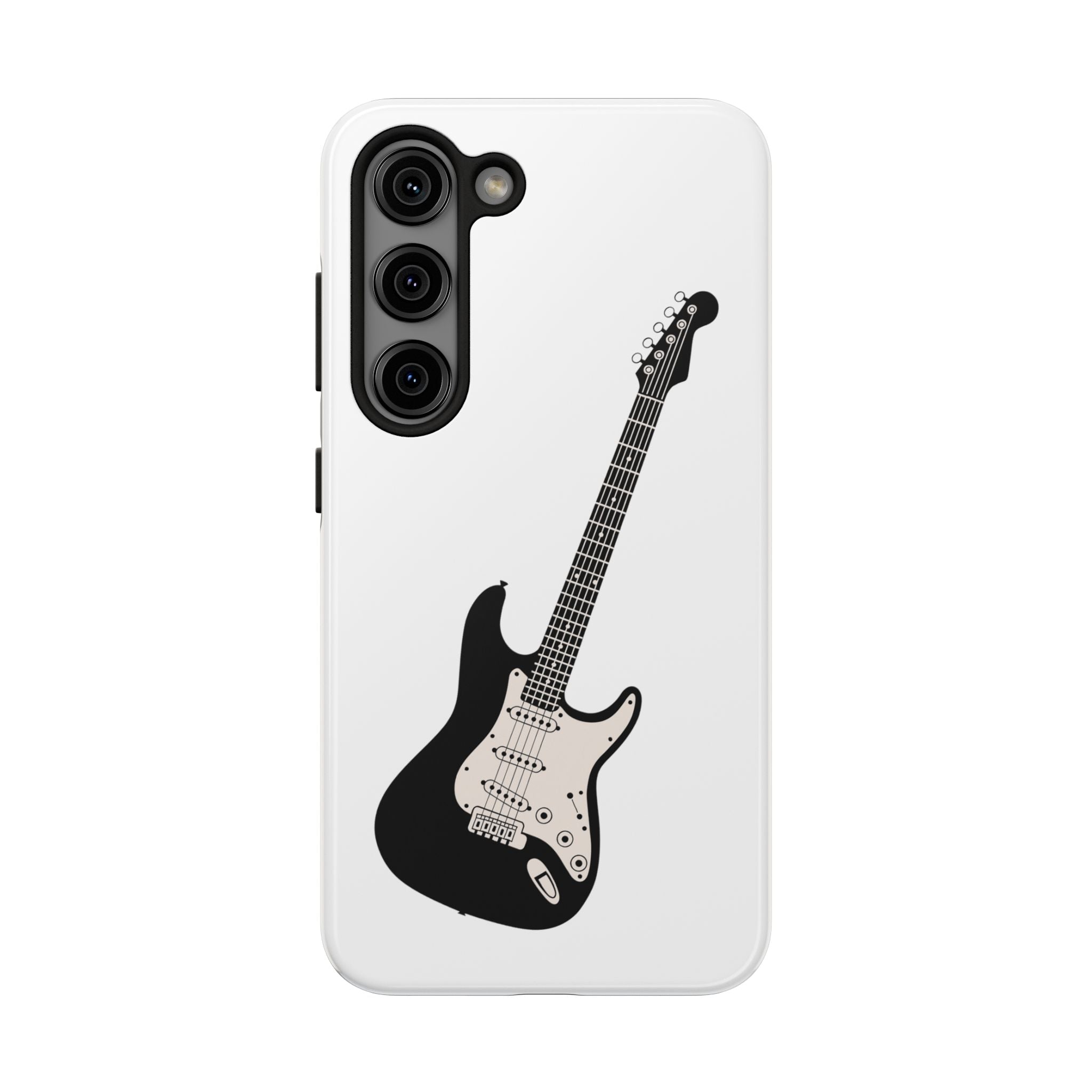 Custodia Tough con Chitarra Elettrica per iPhone Pro e Samsung Galaxy S24/S23