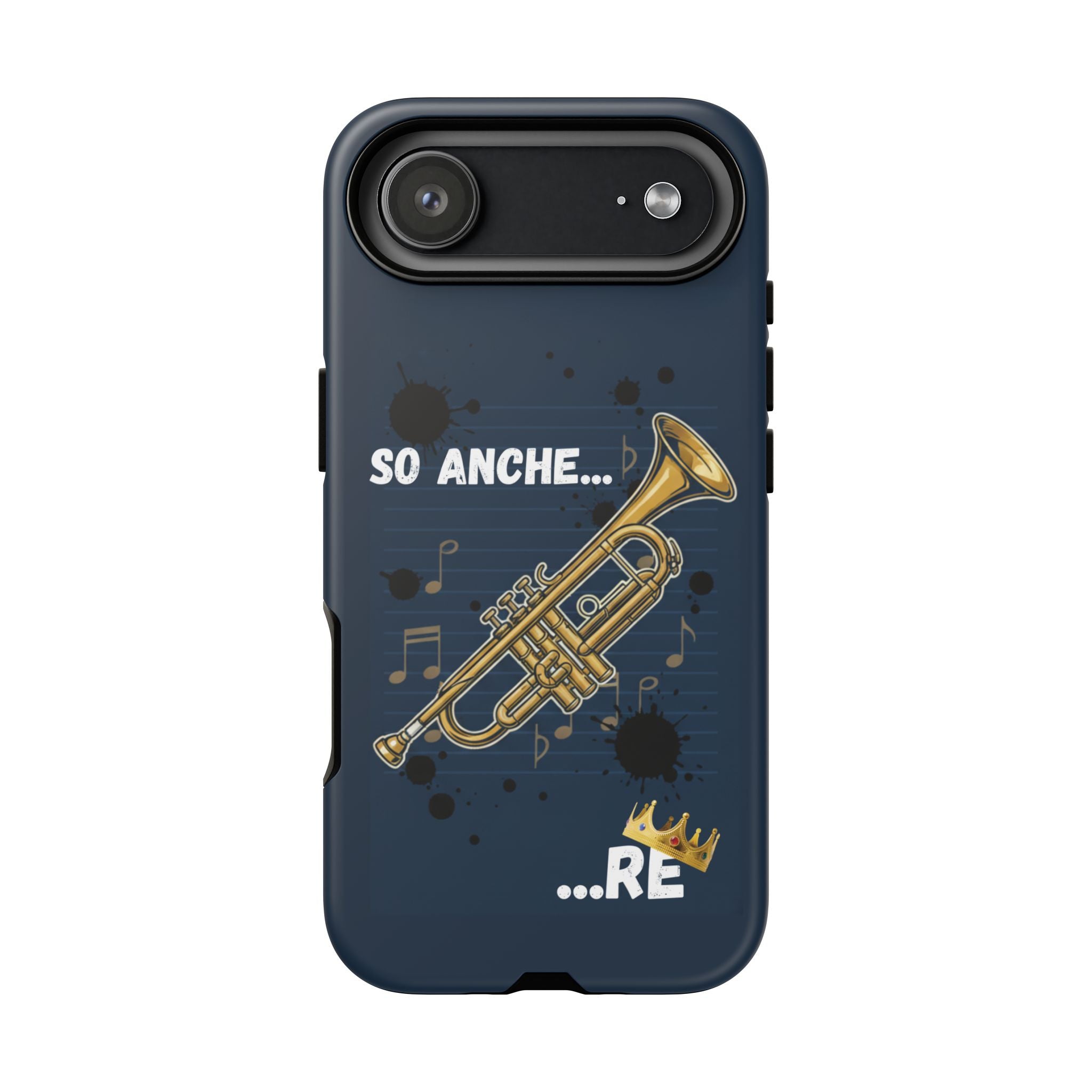 Cover Telefono rigida  Musicista Originale "So Anche... RE" Idea regalo musicisti ironici