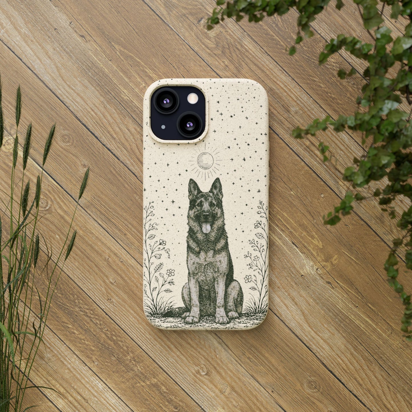 Cover iphone Biodegradabile Originale Pastore Tedesco